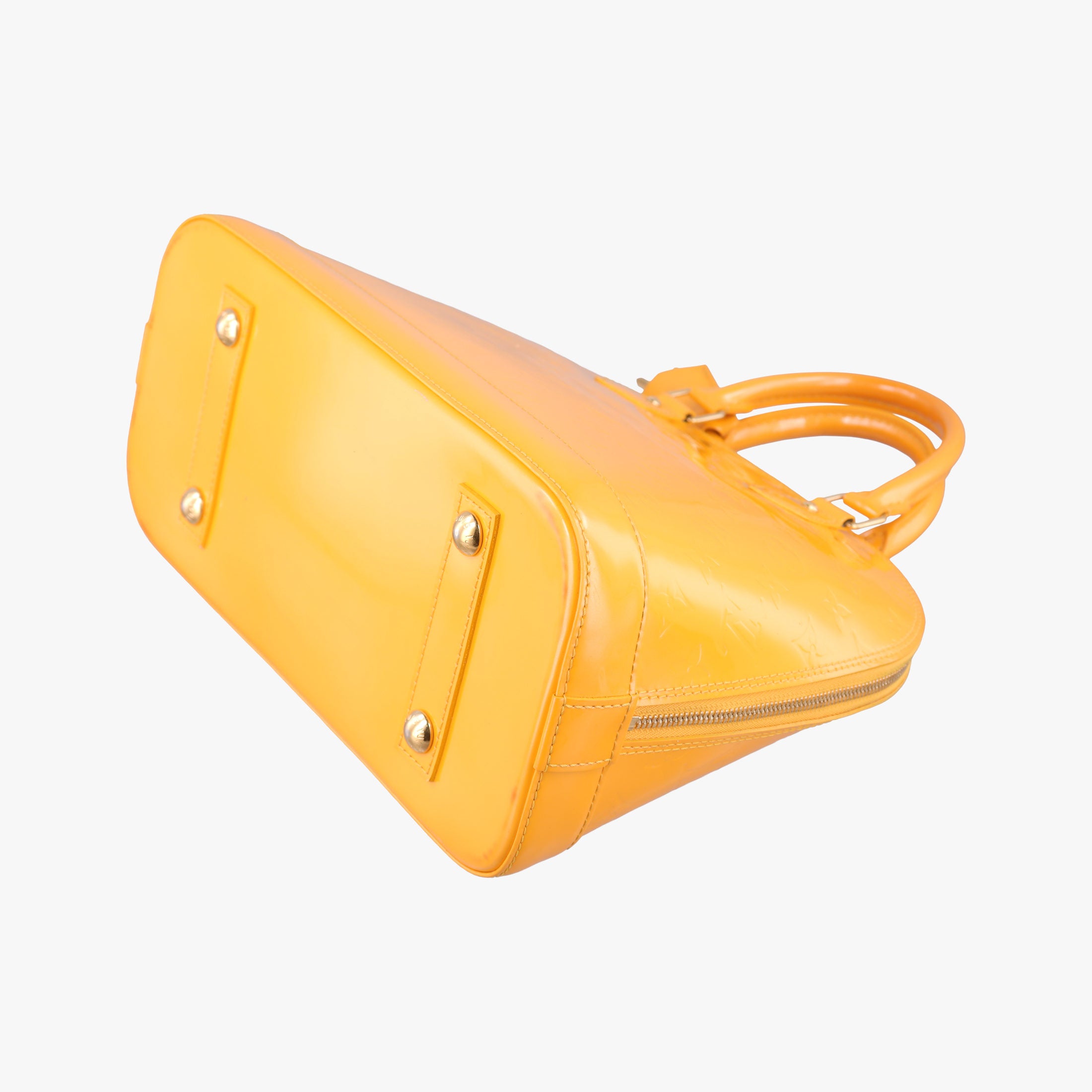 Pre-owned Louis Vuitton Alma PM Citrine Vernis M90101 handbag | stylenewstar