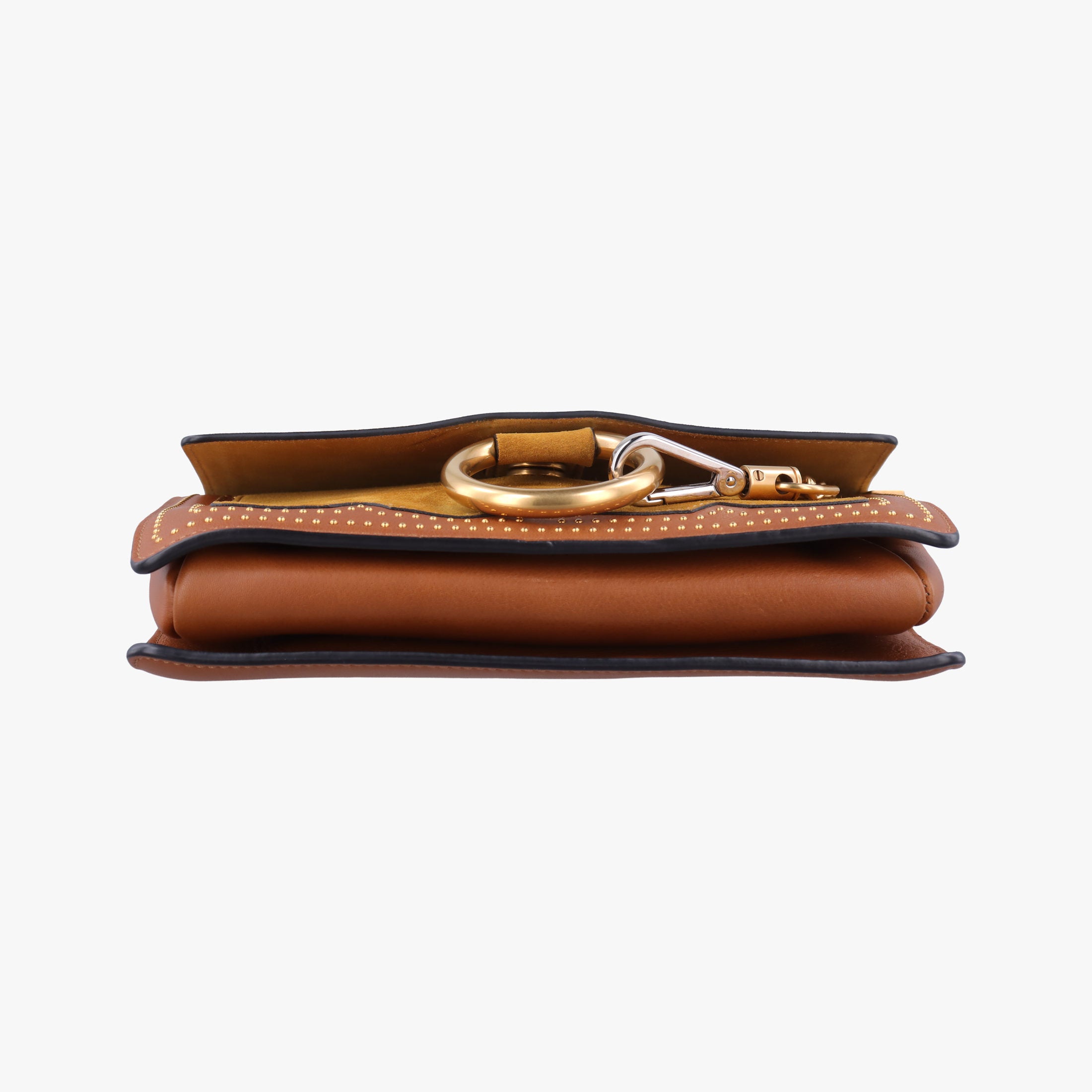 Pre-owned Chloe FAYE Yellow Leather × Suede  shoulderbag | stylenewstar
