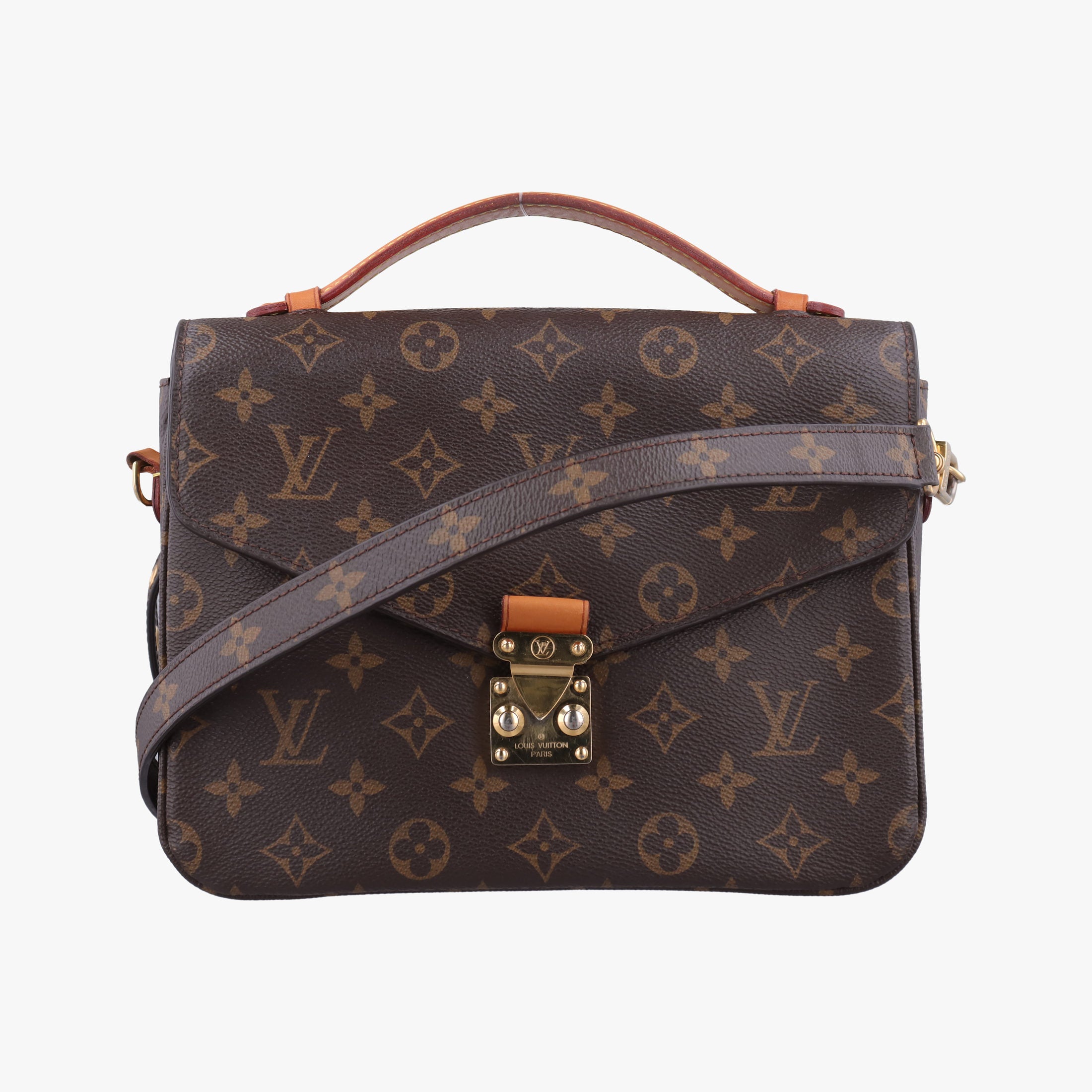 Pre-owned Louis Vuitton Pochette Metis MM Brown Monogram Canvas M44875 shoulderbag | stylenewstar