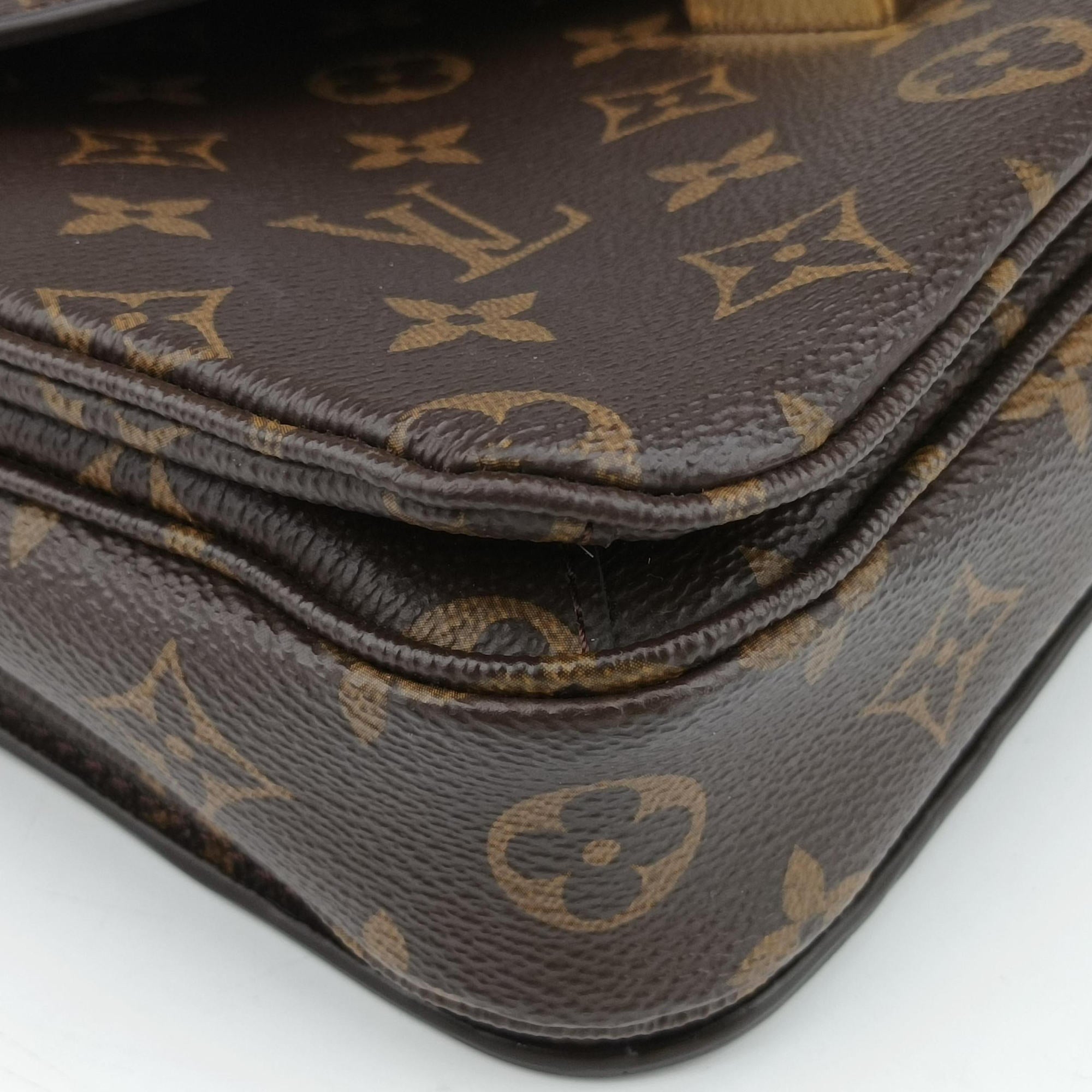 Pre-owned Louis Vuitton Pochette Metis MM Brown Monogram Canvas M44875 shoulderbag | stylenewstar