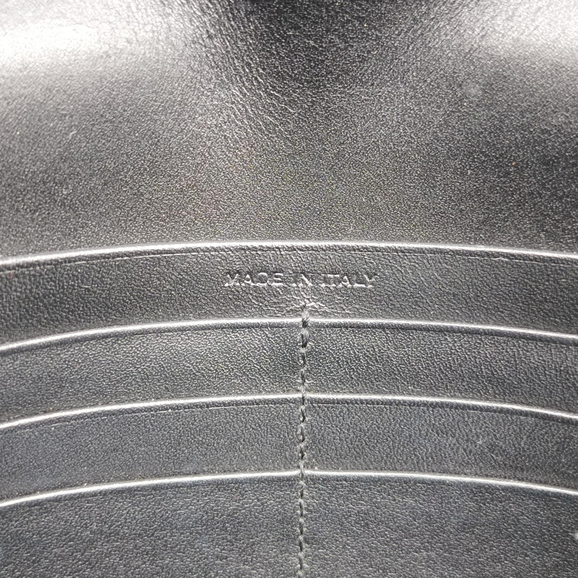 Pre-owned Yves Saint Laurent KATE Black Leather 455263 shoulderbag | stylenewstar