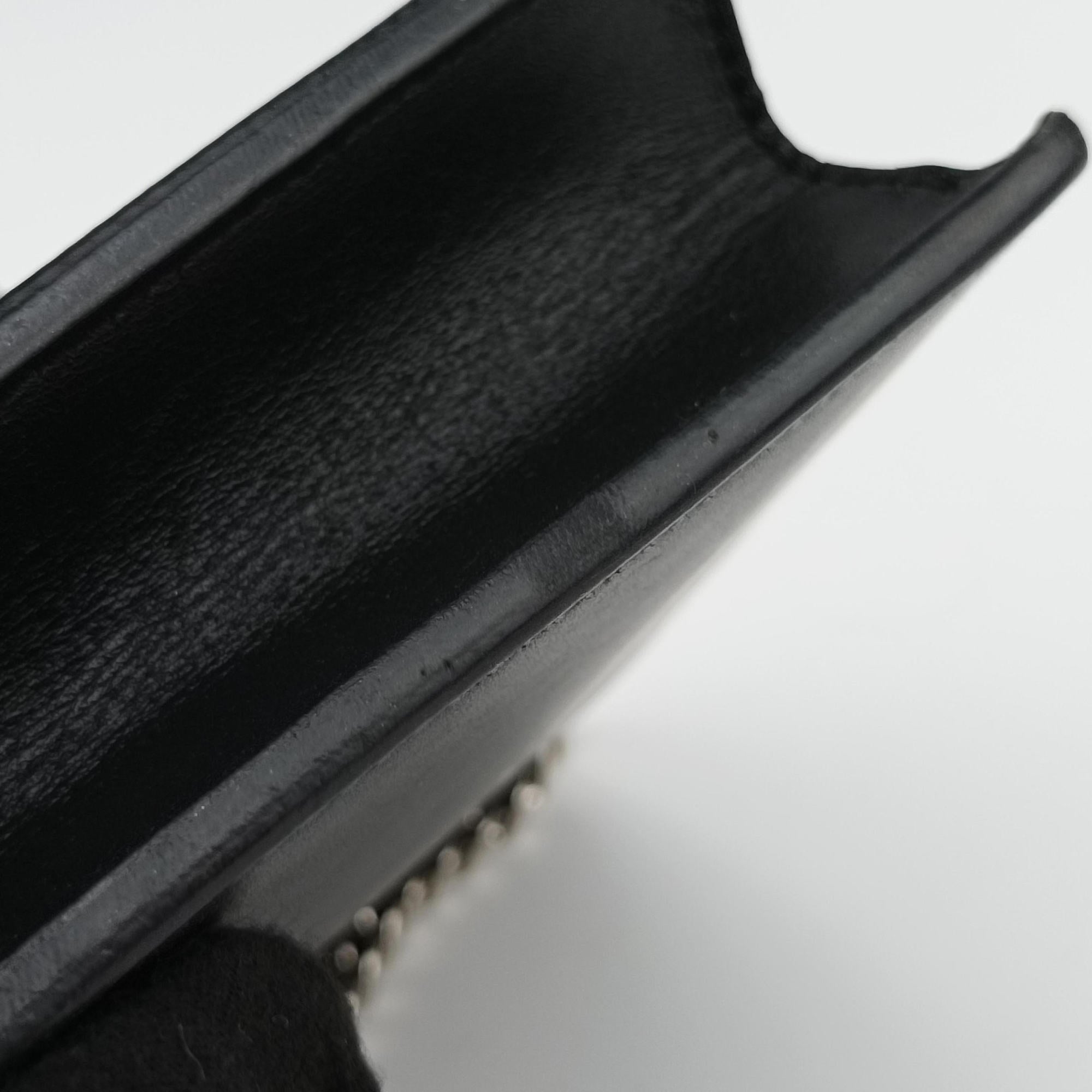 Pre-owned Yves Saint Laurent KATE Black Leather 455263 shoulderbag | stylenewstar
