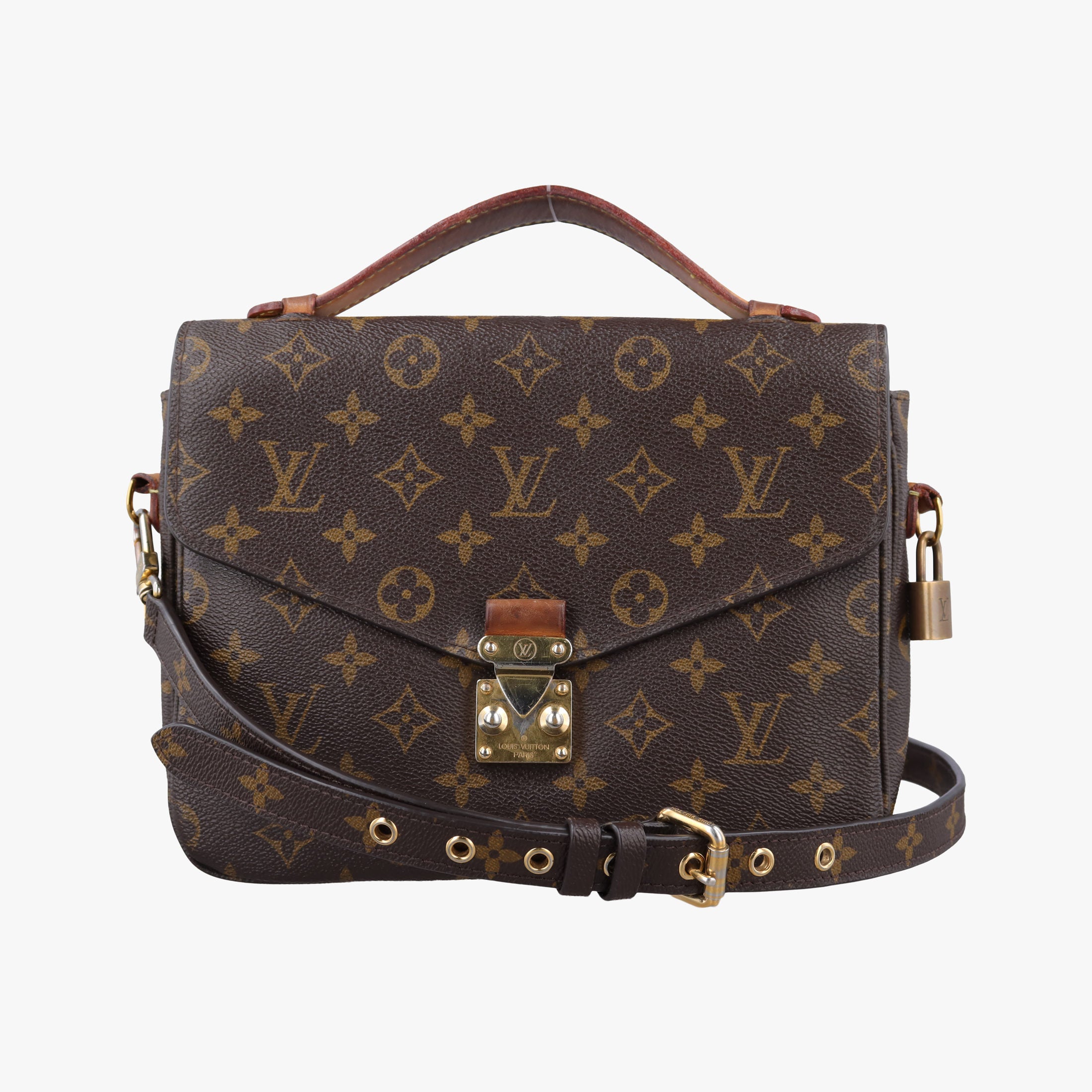 Pre-owned Louis Vuitton Pochette Metis MM Brown Monogram Canvas M44875 shoulderbag | stylenewstar