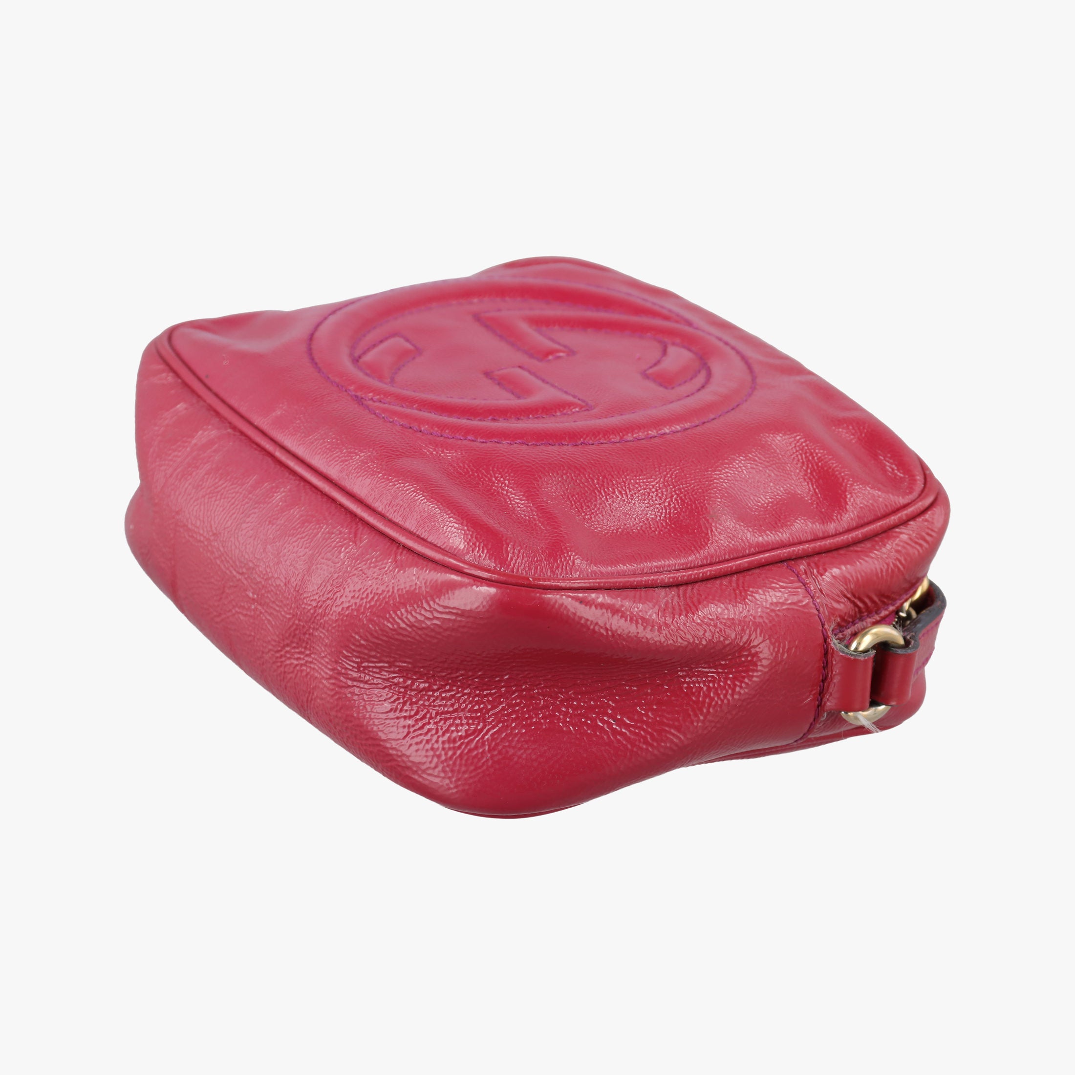 Vintage Gucci Soho Rose Patent Leather 308364 shoulderbag | stylenewstar
