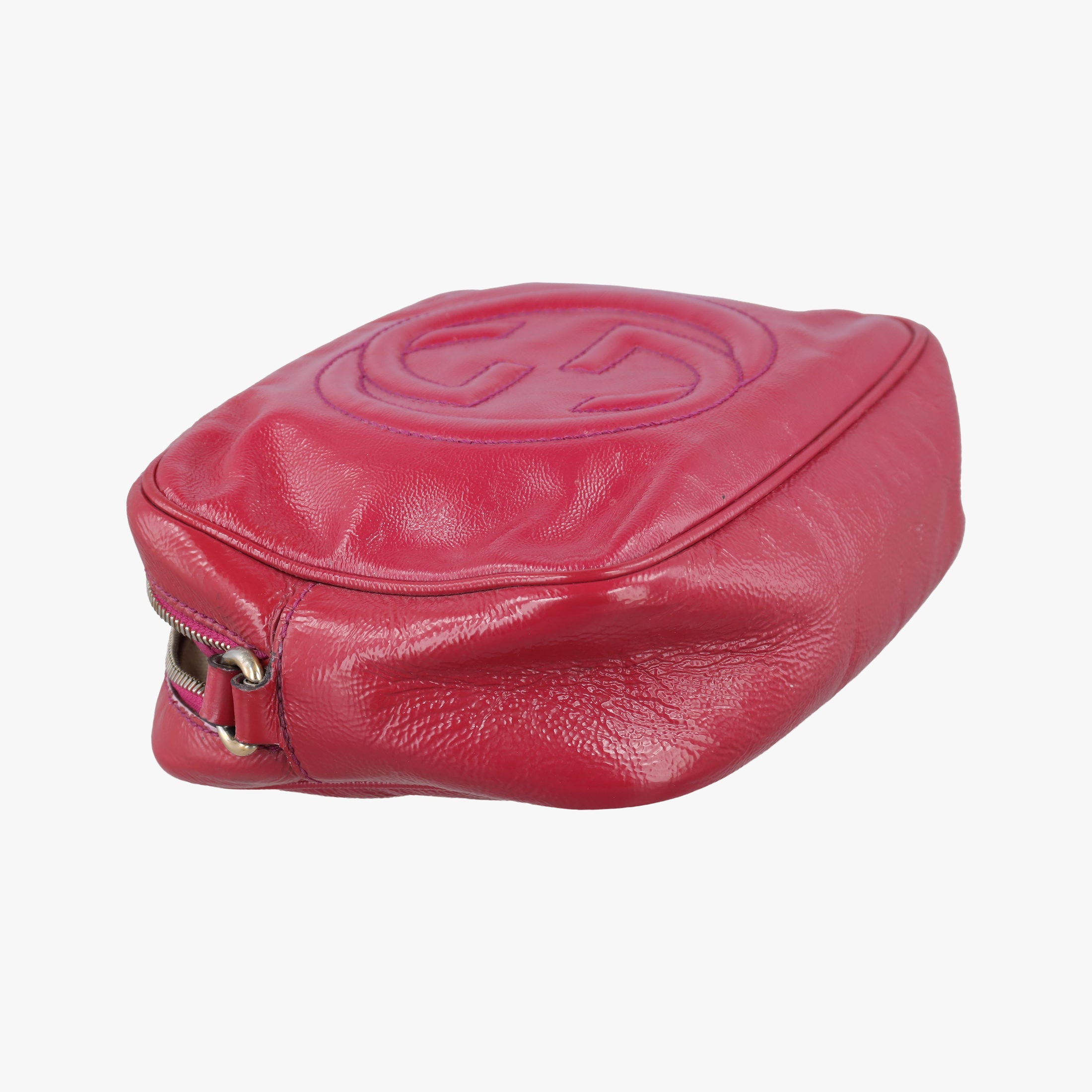 Vintage Gucci Soho Rose Patent Leather 308364 shoulderbag | stylenewstar