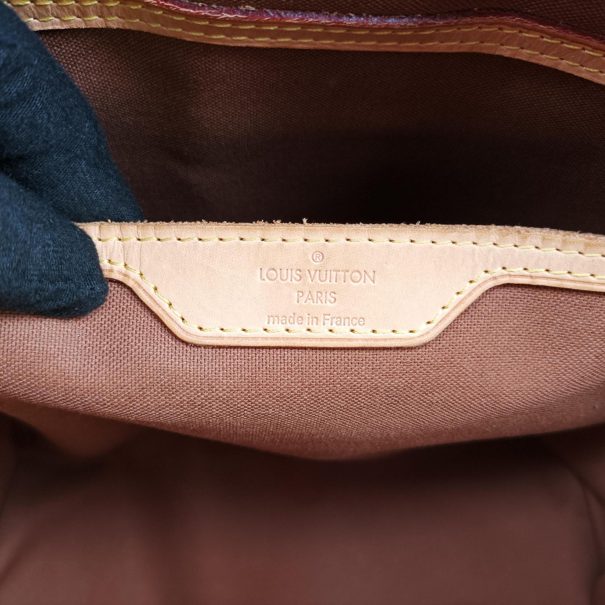 Pre-owned Louis Vuitton PALERMO GM brown Monogram Canvas M40146 shoulderbag | stylenewstar