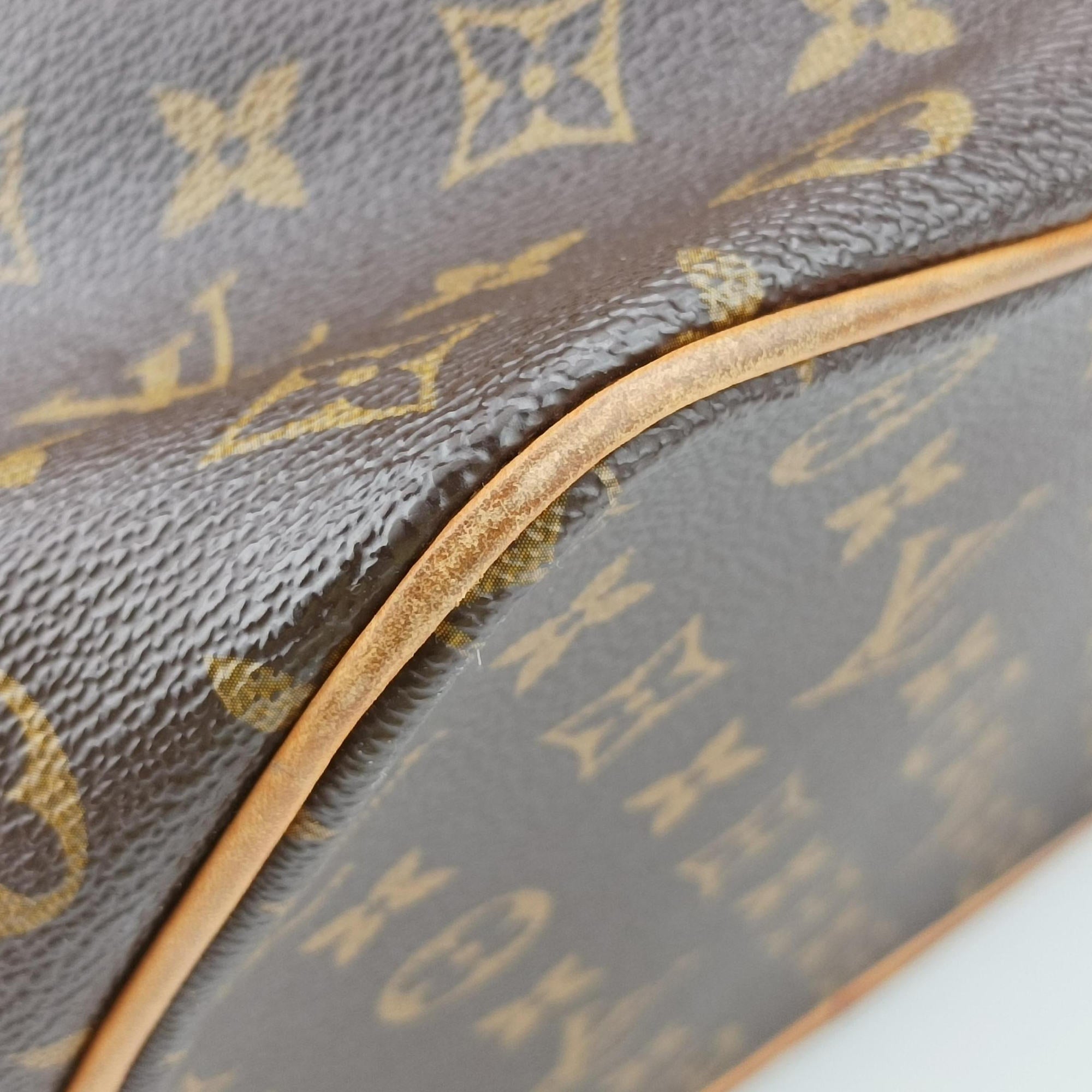 Pre-owned Louis Vuitton PALERMO GM brown Monogram Canvas M40146 shoulderbag | stylenewstar
