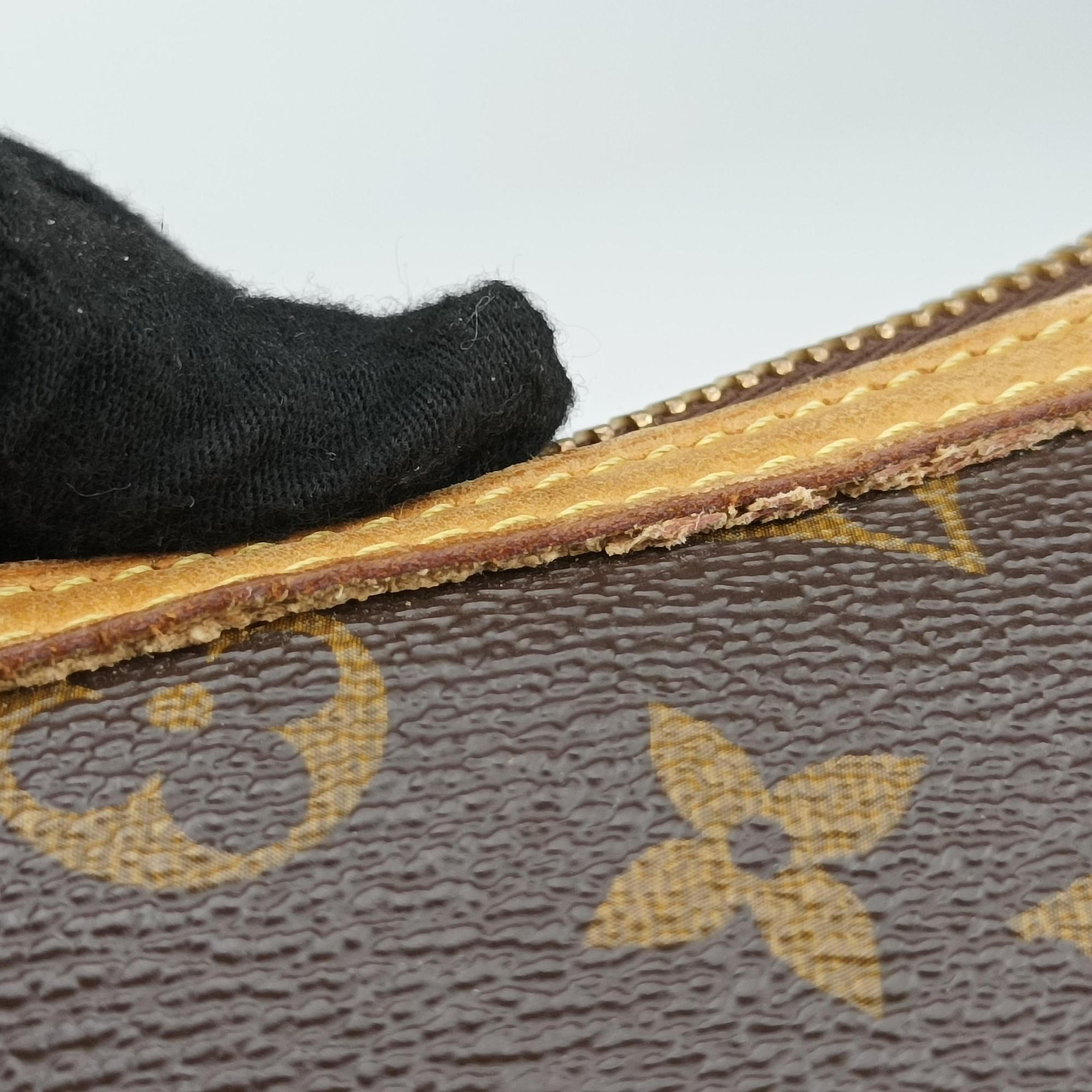 Pre-owned Louis Vuitton PALERMO GM brown Monogram Canvas M40146 shoulderbag | stylenewstar
