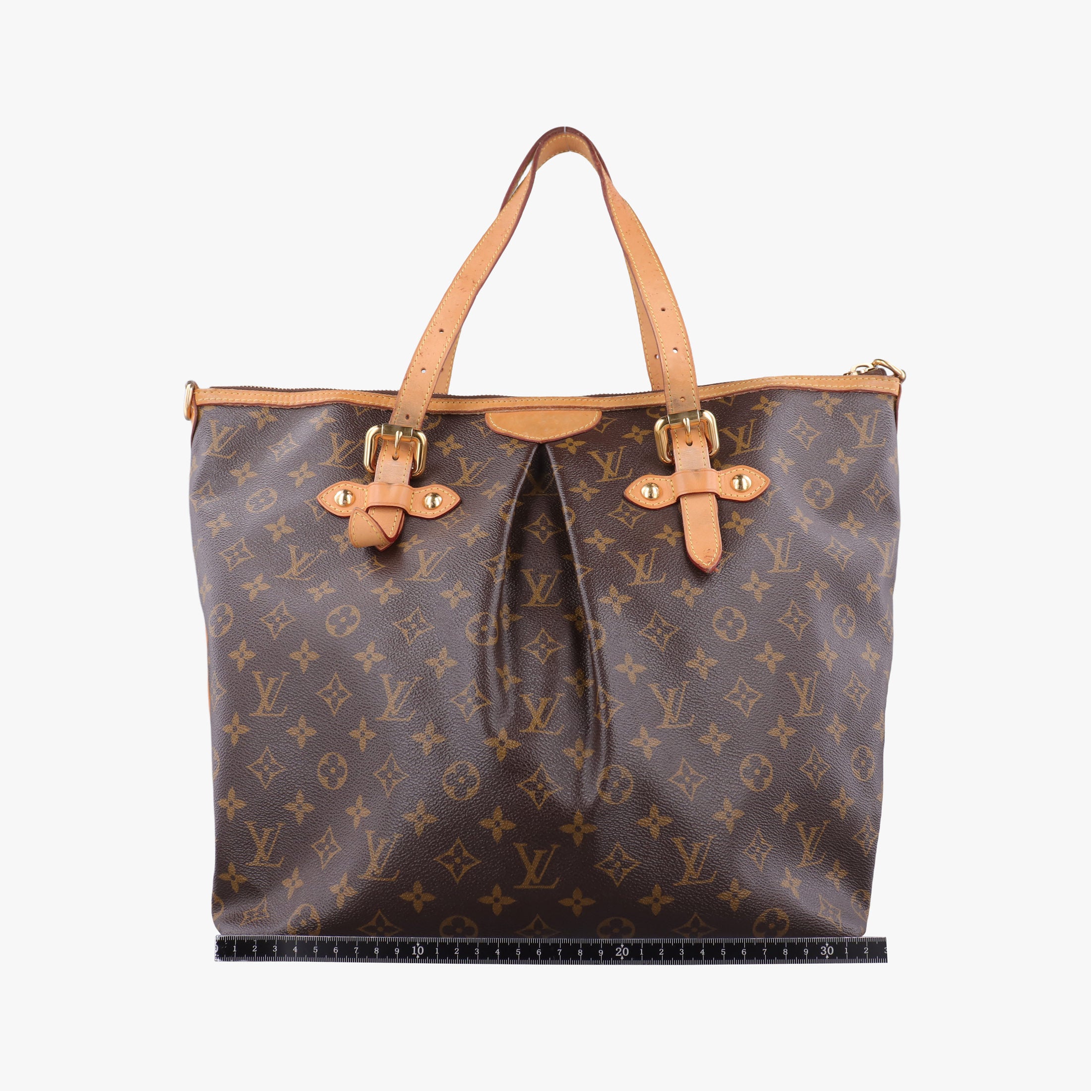 Pre-owned Louis Vuitton PALERMO GM brown Monogram Canvas M40146 shoulderbag | stylenewstar