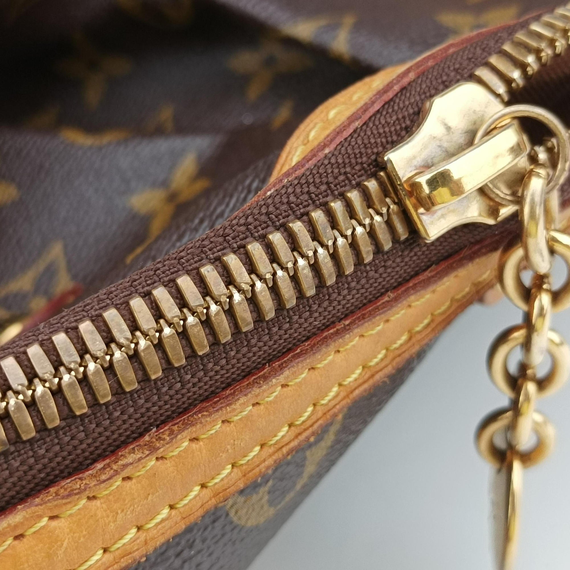 Pre-owned Louis Vuitton PALERMO GM brown Monogram Canvas M40146 shoulderbag | stylenewstar
