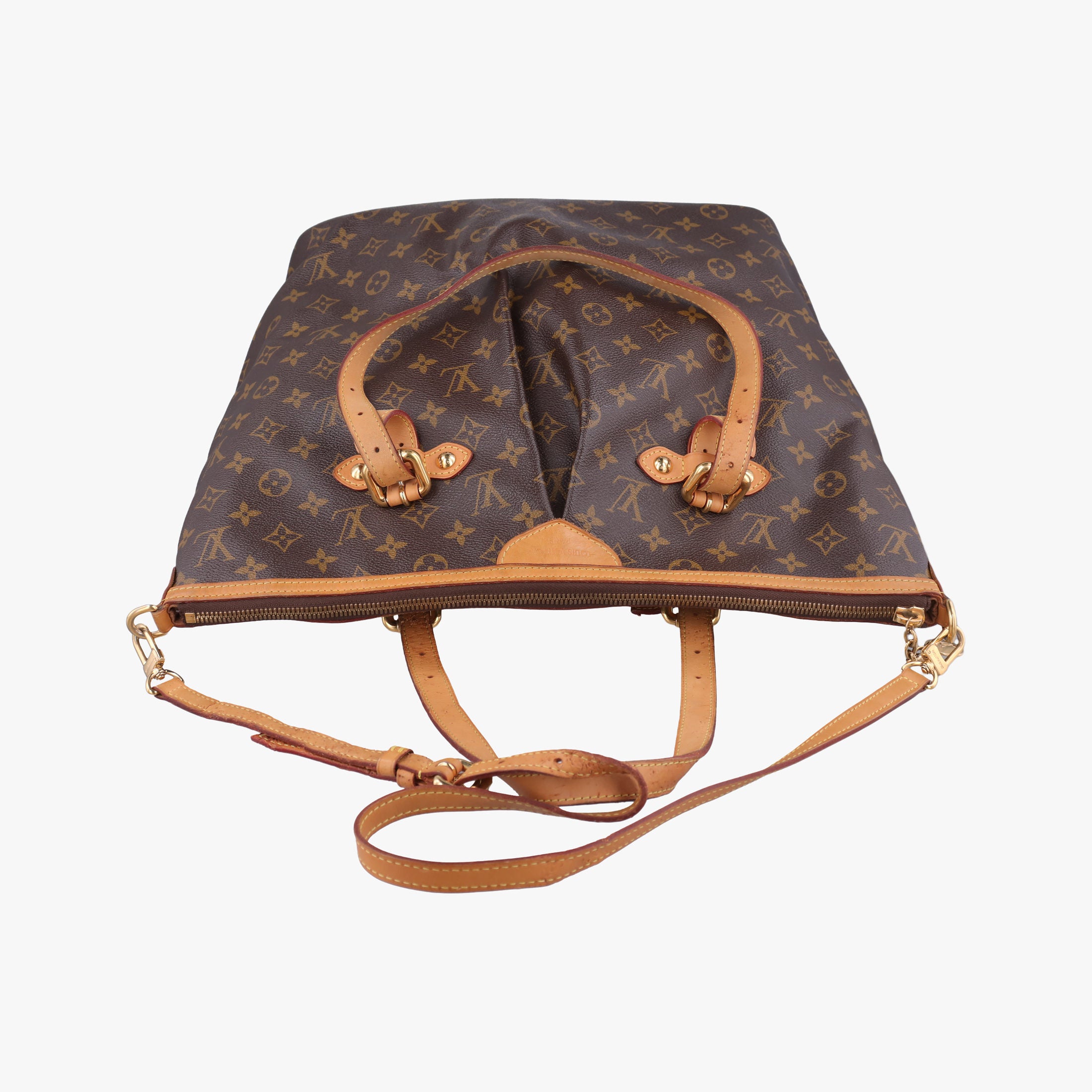 Pre-owned Louis Vuitton PALERMO GM brown Monogram Canvas M40146 shoulderbag | stylenewstar