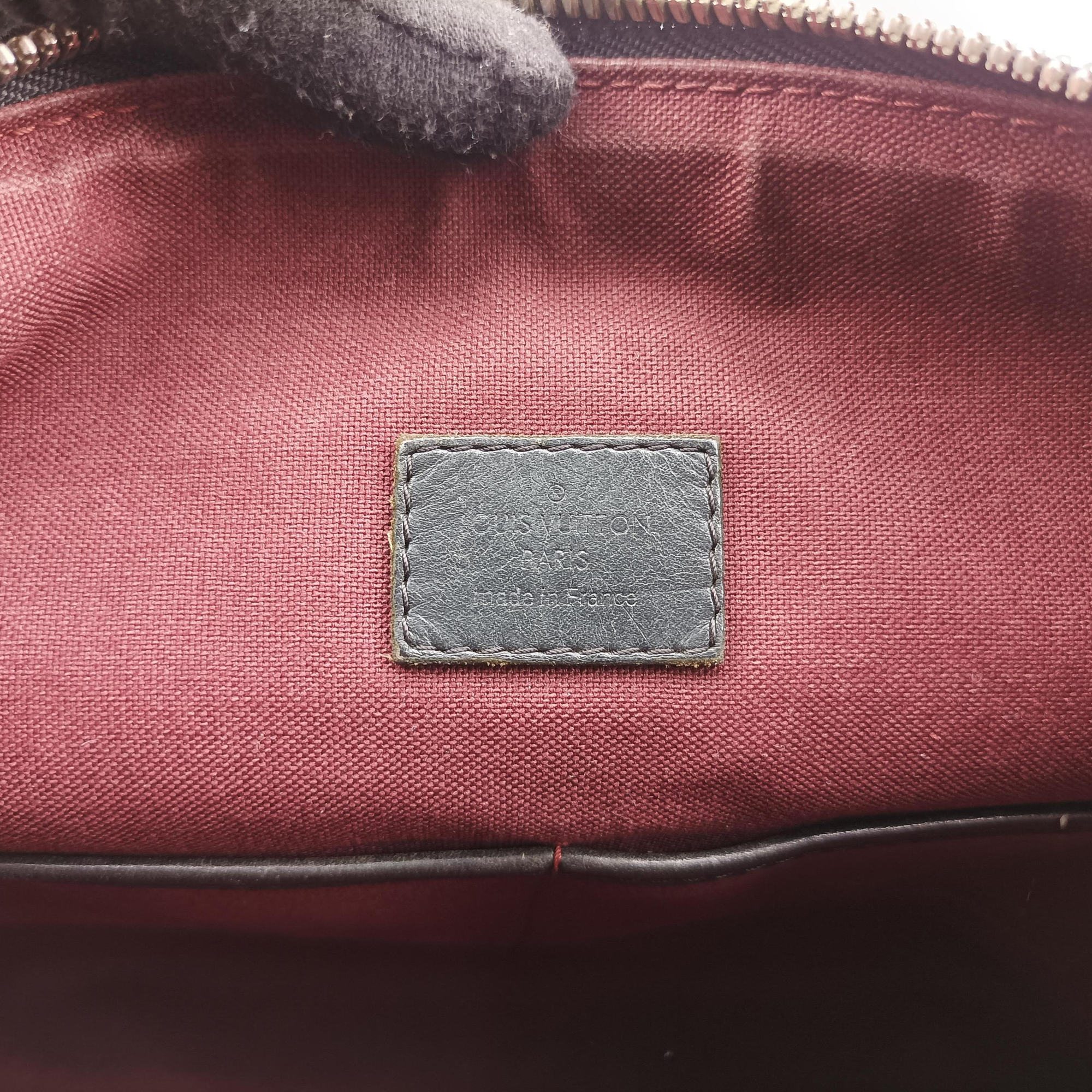 Pre-owned Louis Vuitton TORRES brown×black Monogram Macassar×calf leather M40387 shoulderbag | stylenewstar