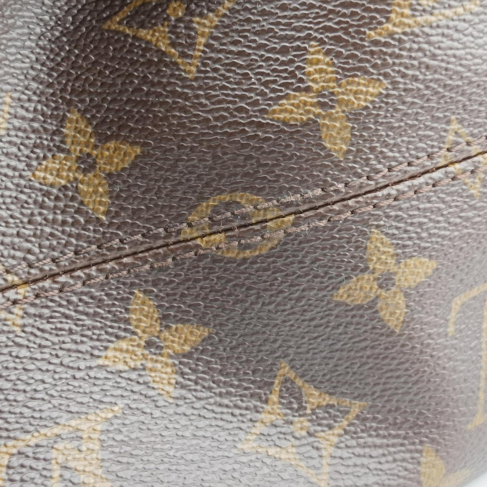 Pre-owned Louis Vuitton TORRES brown×black Monogram Macassar×calf leather M40387 shoulderbag | stylenewstar