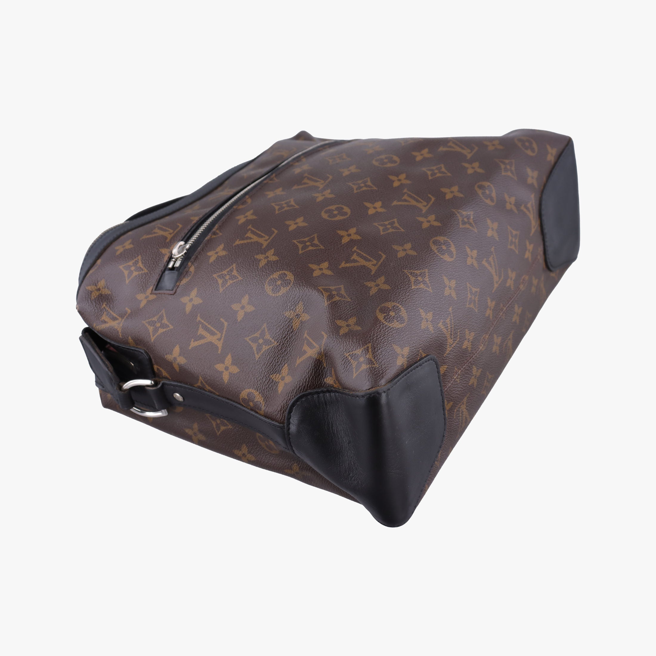 Pre-owned Louis Vuitton TORRES brown×black Monogram Macassar×calf leather M40387 shoulderbag | stylenewstar