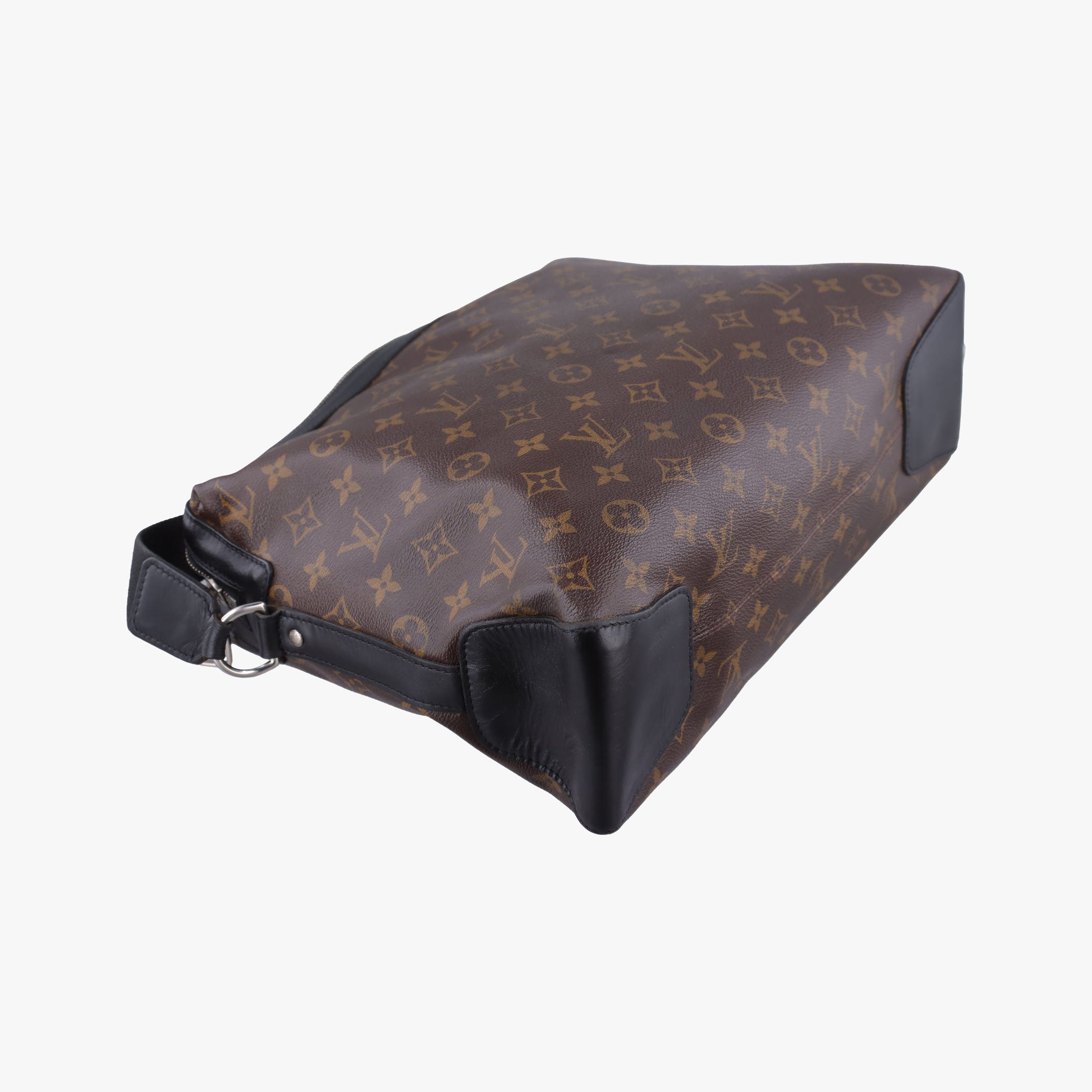 Pre-owned Louis Vuitton TORRES brown×black Monogram Macassar×calf leather M40387 shoulderbag | stylenewstar