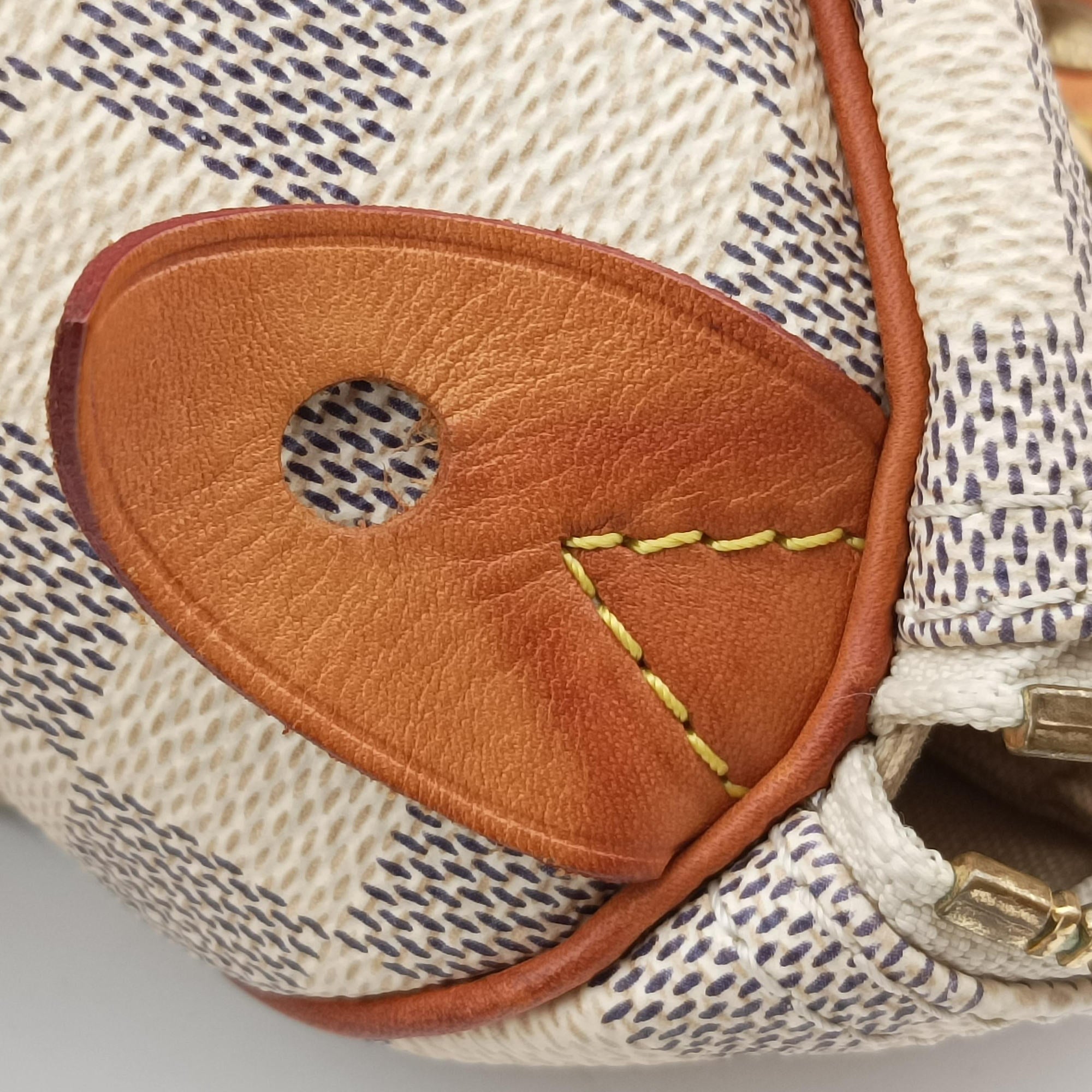 Pre-owned Louis Vuitton Speedy 30 AZUR Damier Canvas N41533 handbag | stylenewstar