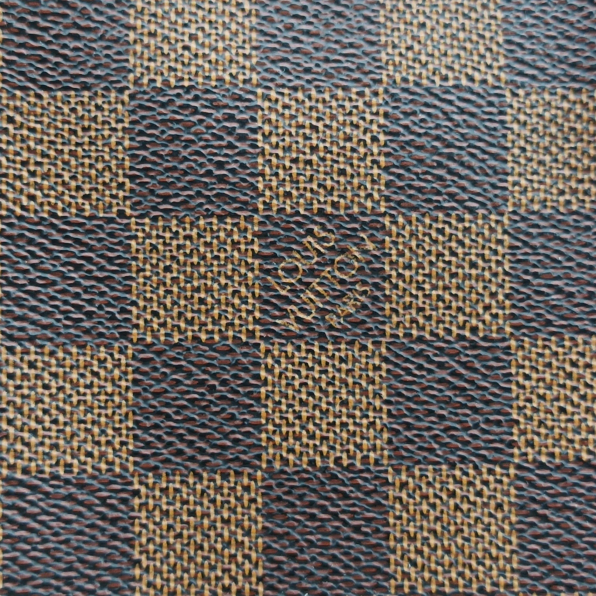 Pre-owned Louis Vuitton SALEYA MM EBENE Damier Canvas N51182 handbag | stylenewstar