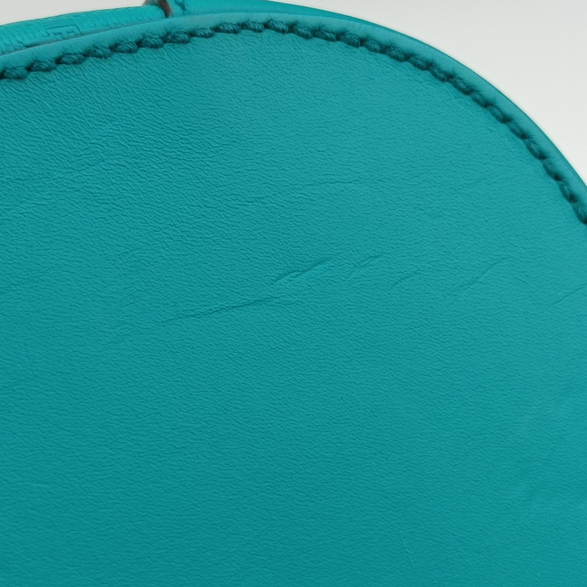 Pre-owned Gucci Bright Diamante Bucket Blue Leather 354229 shoulderbag | stylenewstar