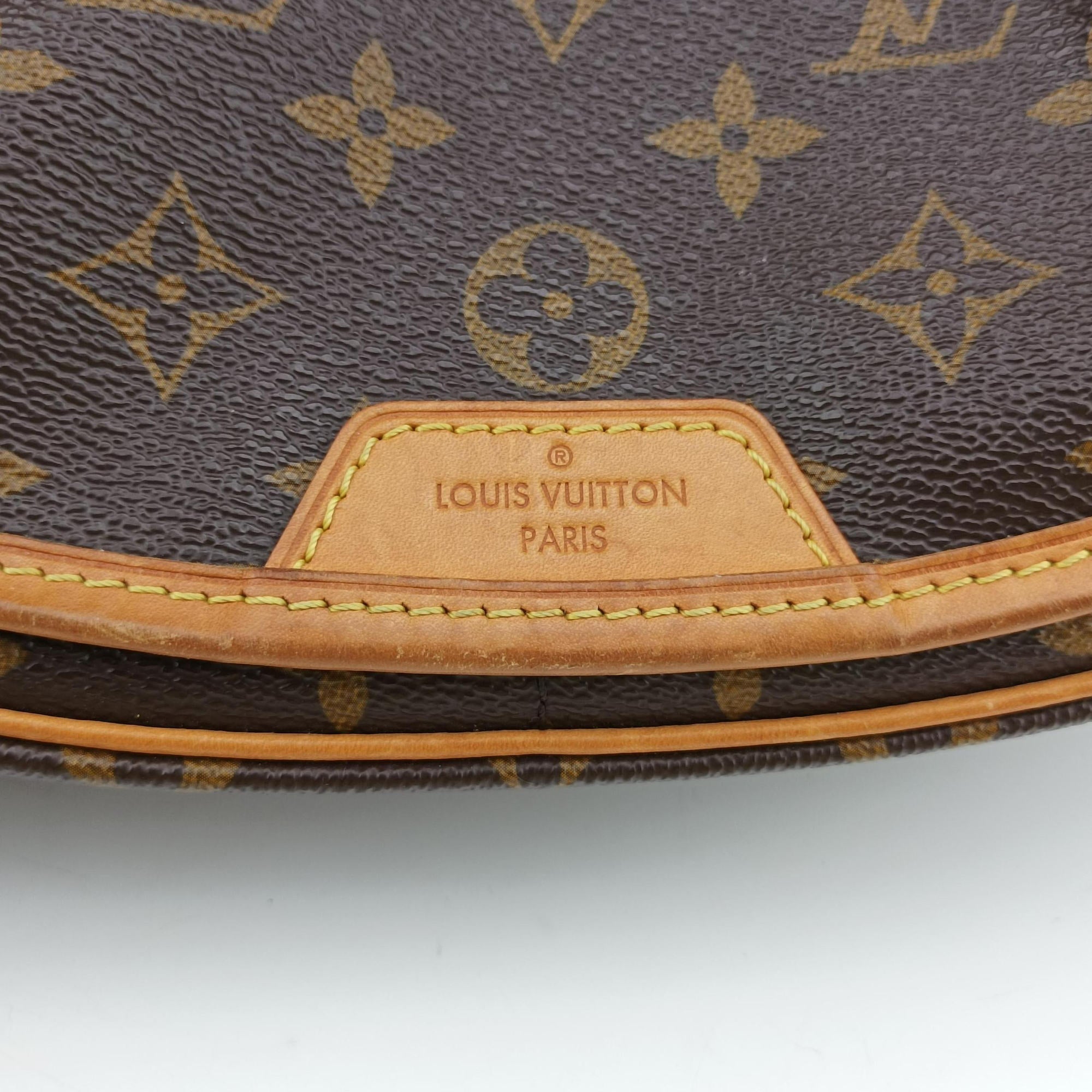 Pre-owned Louis Vuitton Menilmontant PM Brown Monogram canvas M40474 shoulderbag | stylenewstar