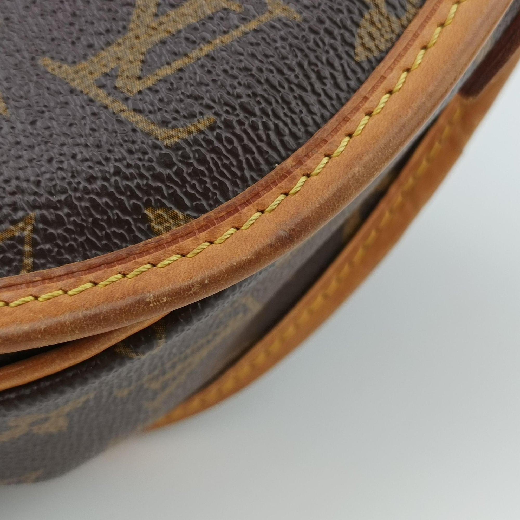 Pre-owned Louis Vuitton Menilmontant PM Brown Monogram canvas M40474 shoulderbag | stylenewstar