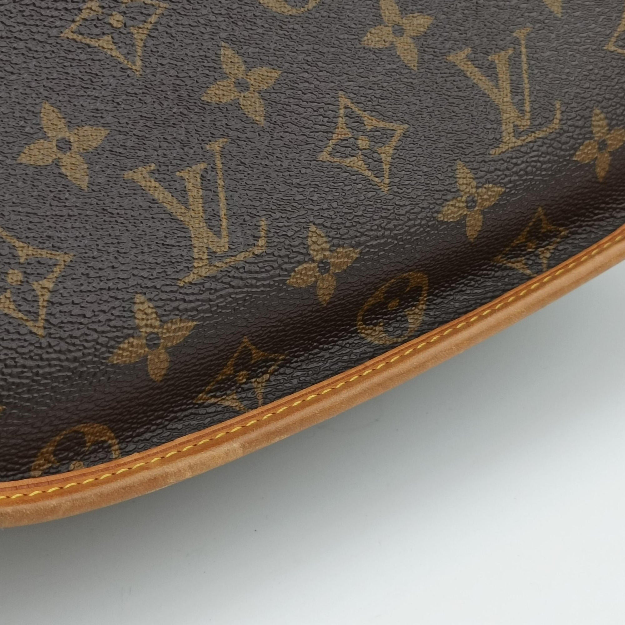 Pre-owned Louis Vuitton Menilmontant PM Brown Monogram canvas M40474 shoulderbag | stylenewstar