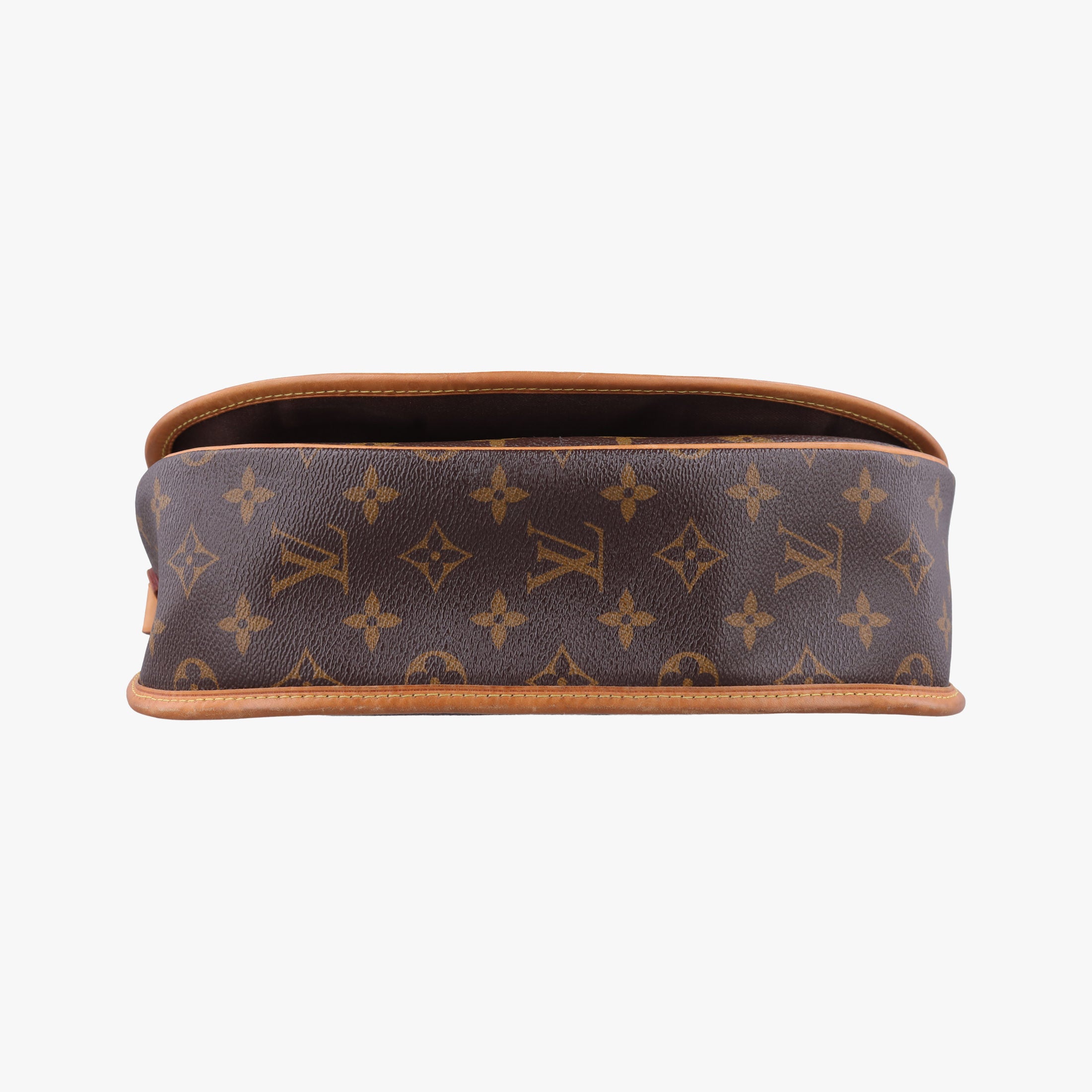 Pre-owned Louis Vuitton Menilmontant PM Brown Monogram canvas M40474 shoulderbag | stylenewstar