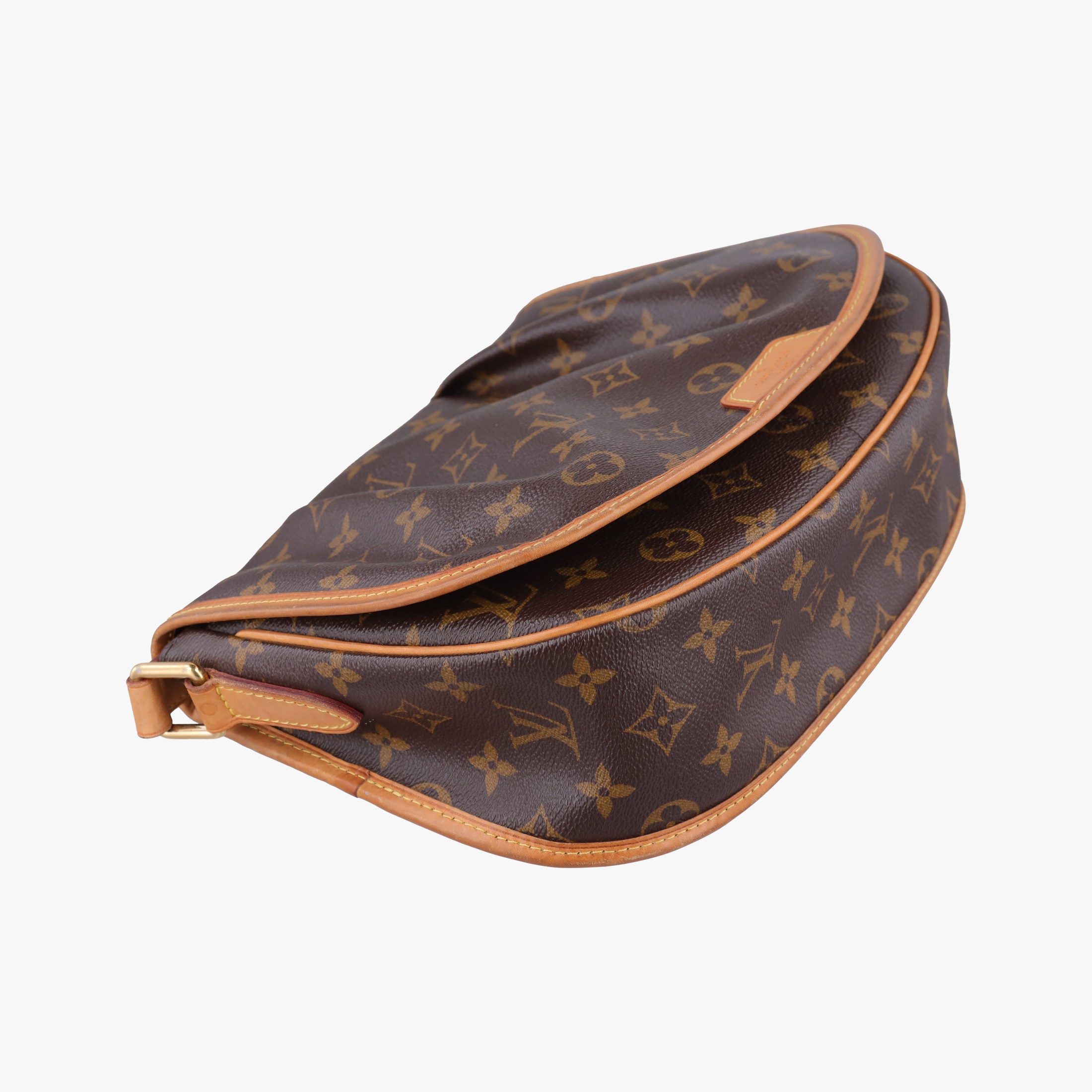 Pre-owned Louis Vuitton Menilmontant PM Brown Monogram canvas M40474 shoulderbag | stylenewstar
