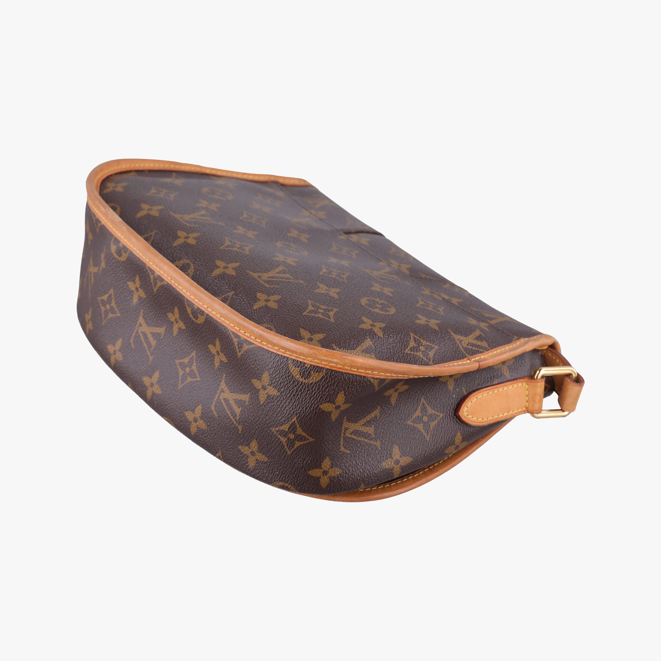 Pre-owned Louis Vuitton Menilmontant PM Brown Monogram canvas M40474 shoulderbag | stylenewstar