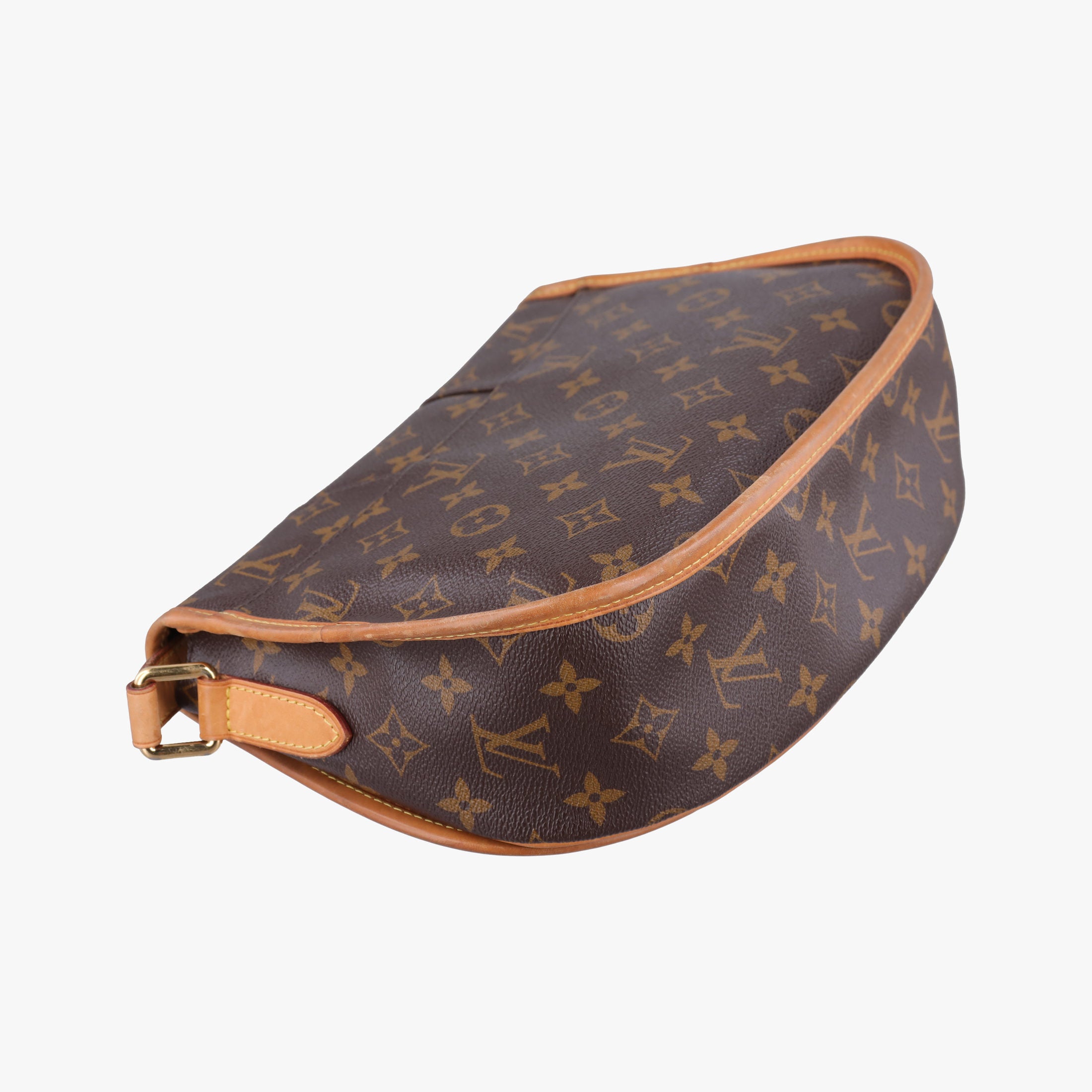 Pre-owned Louis Vuitton Menilmontant PM Brown Monogram canvas M40474 shoulderbag | stylenewstar