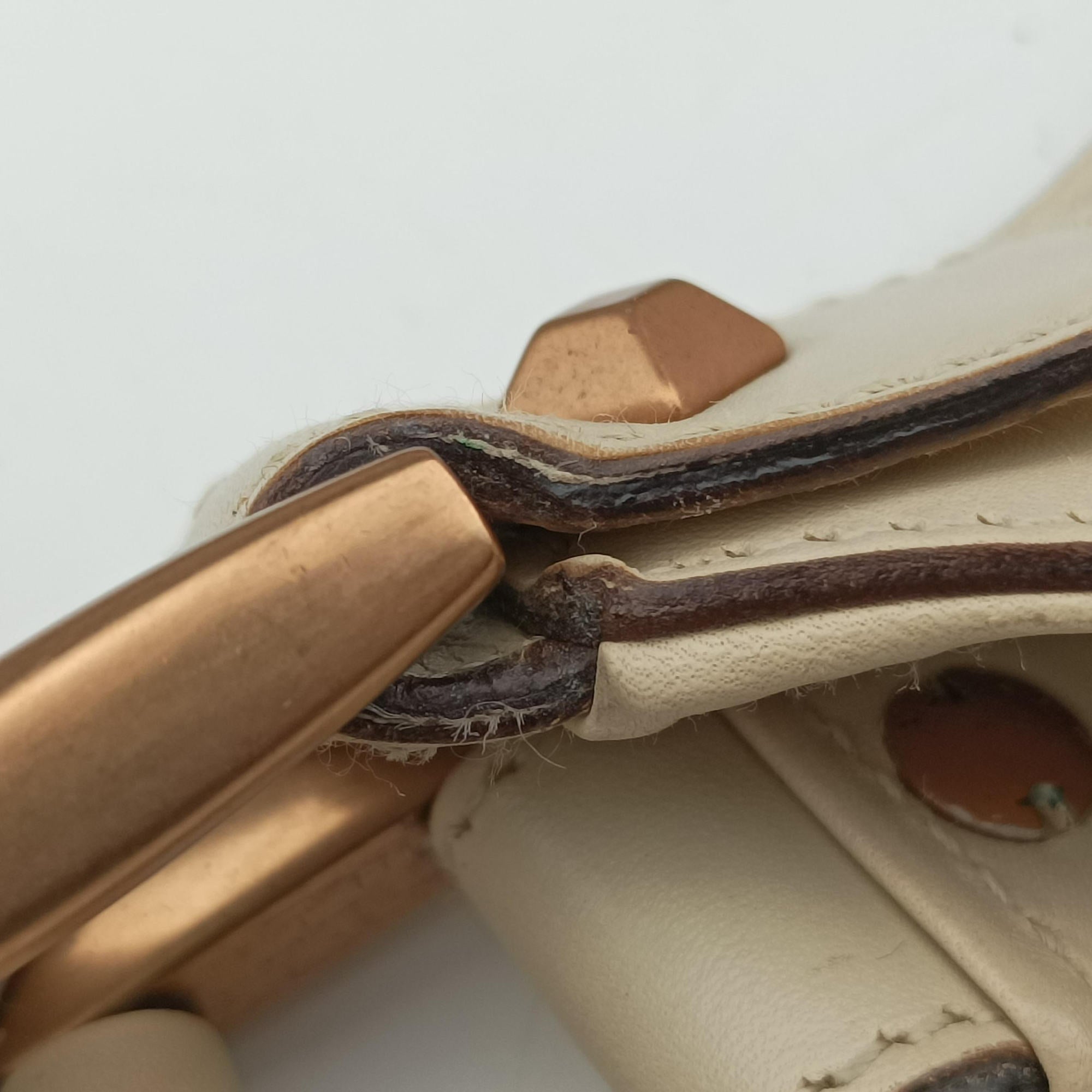Pre-owned Gucci New Jackie White Leather×canvas 124407 handbag | stylenewstar