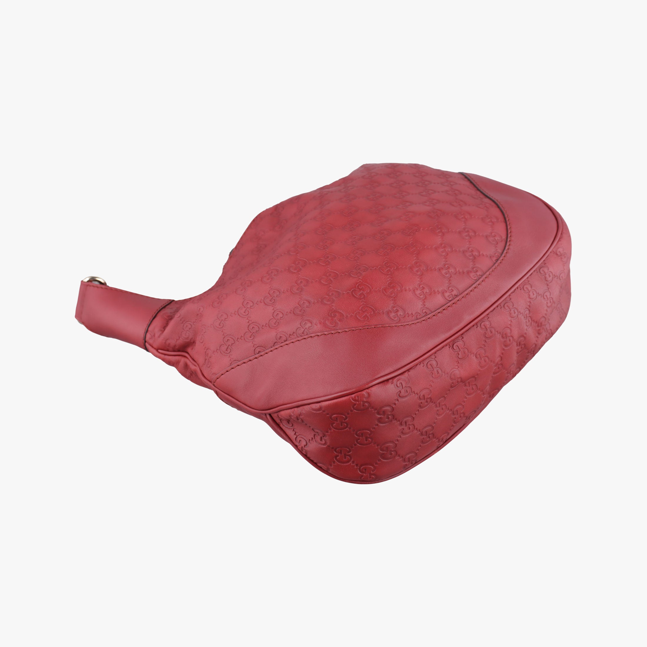 Pre-owned Gucci Charlotte Red Leather 203503 shoulderbag | stylenewstar