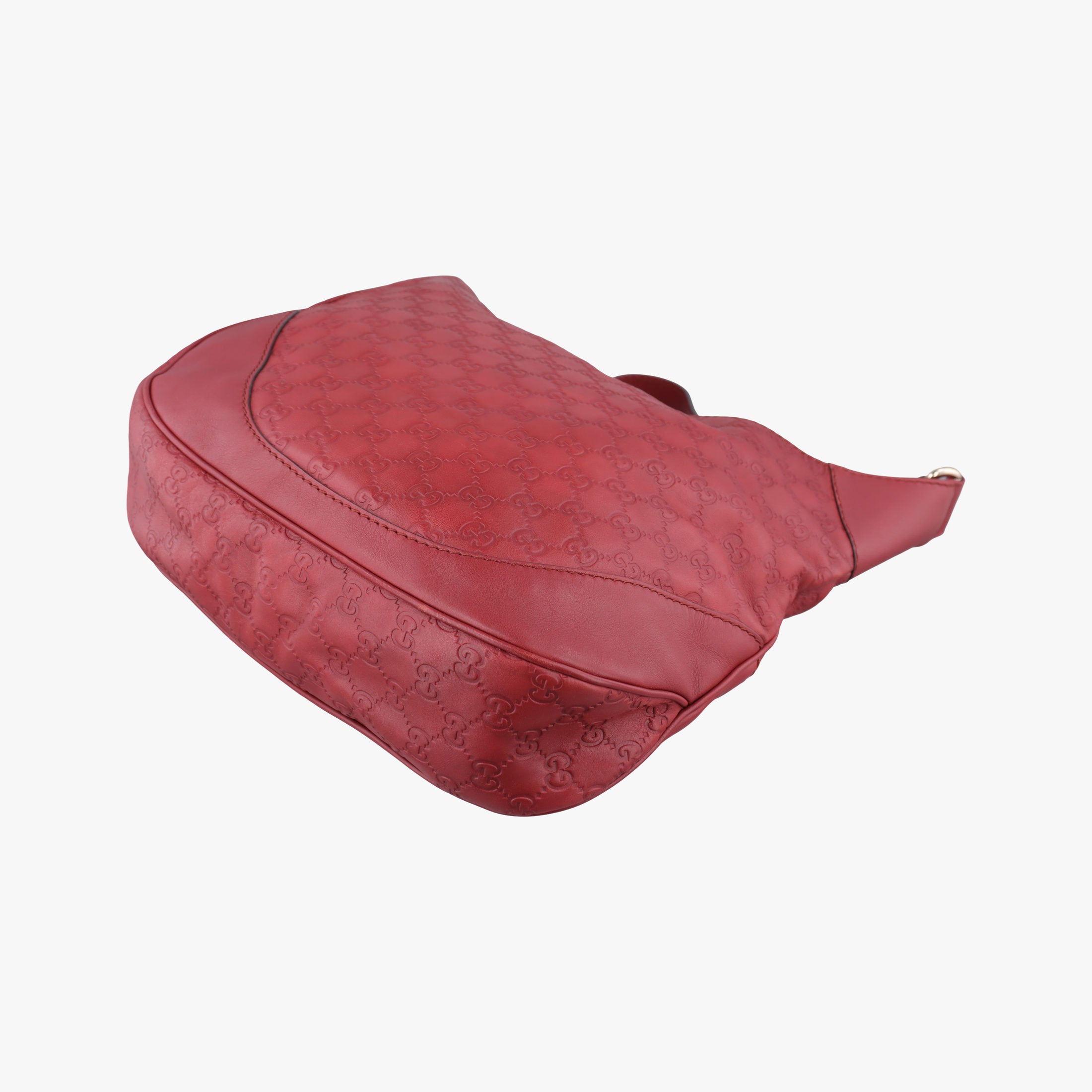 Pre-owned Gucci Charlotte Red Leather 203503 shoulderbag | stylenewstar