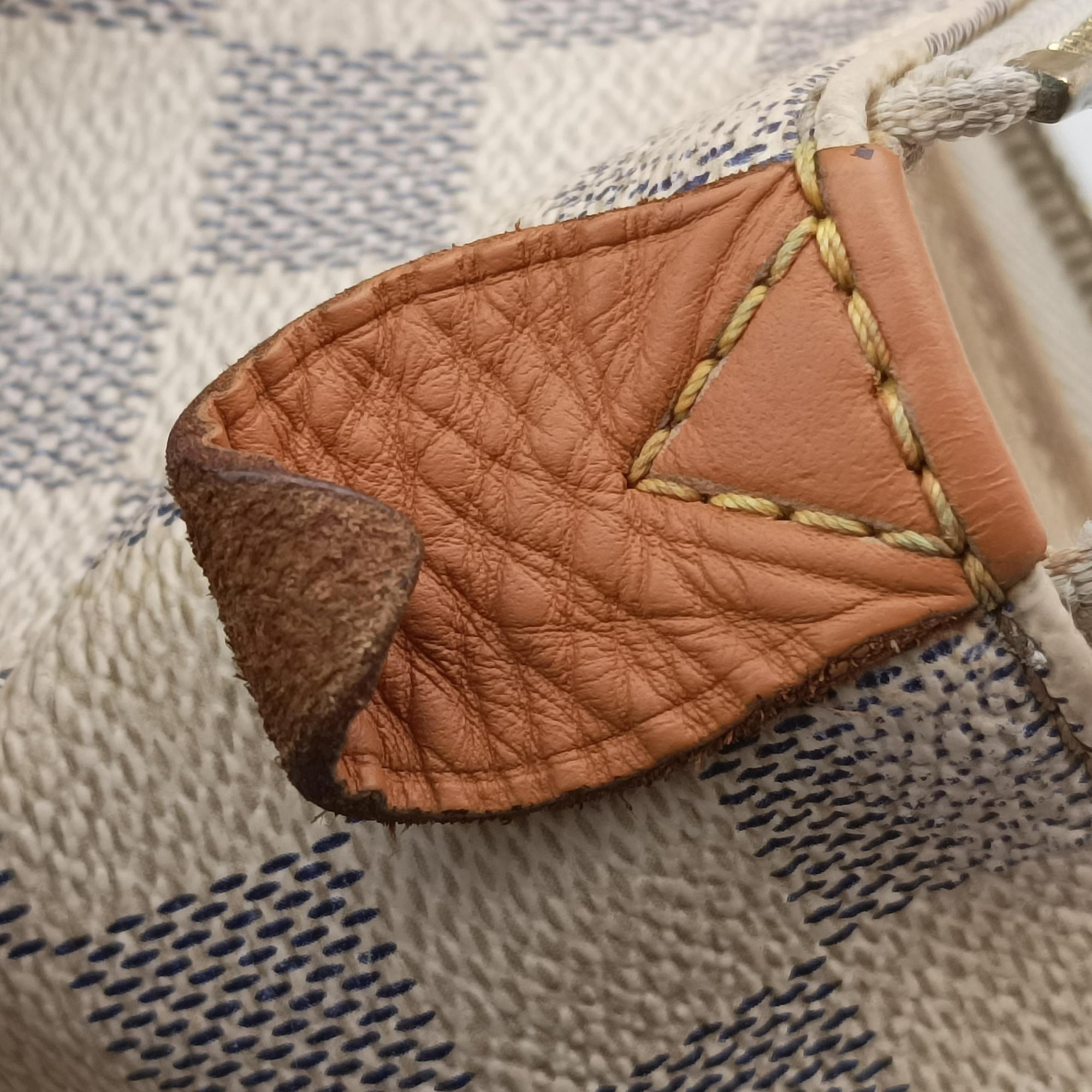 Pre-owned Louis Vuitton TOTALLY MM Azur Damier Canvas N51262 shoulderbag | stylenewstar
