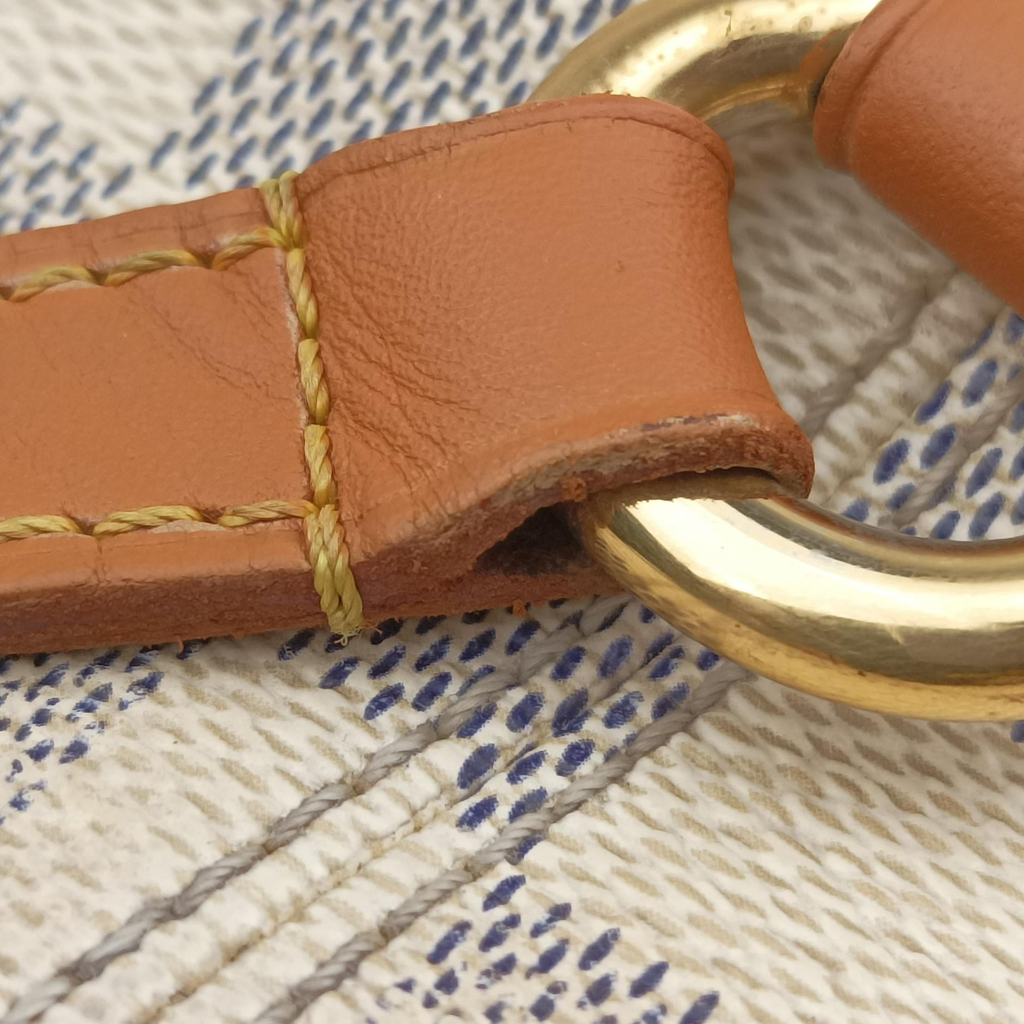 Pre-owned Louis Vuitton TOTALLY MM Azur Damier Canvas N51262 shoulderbag | stylenewstar