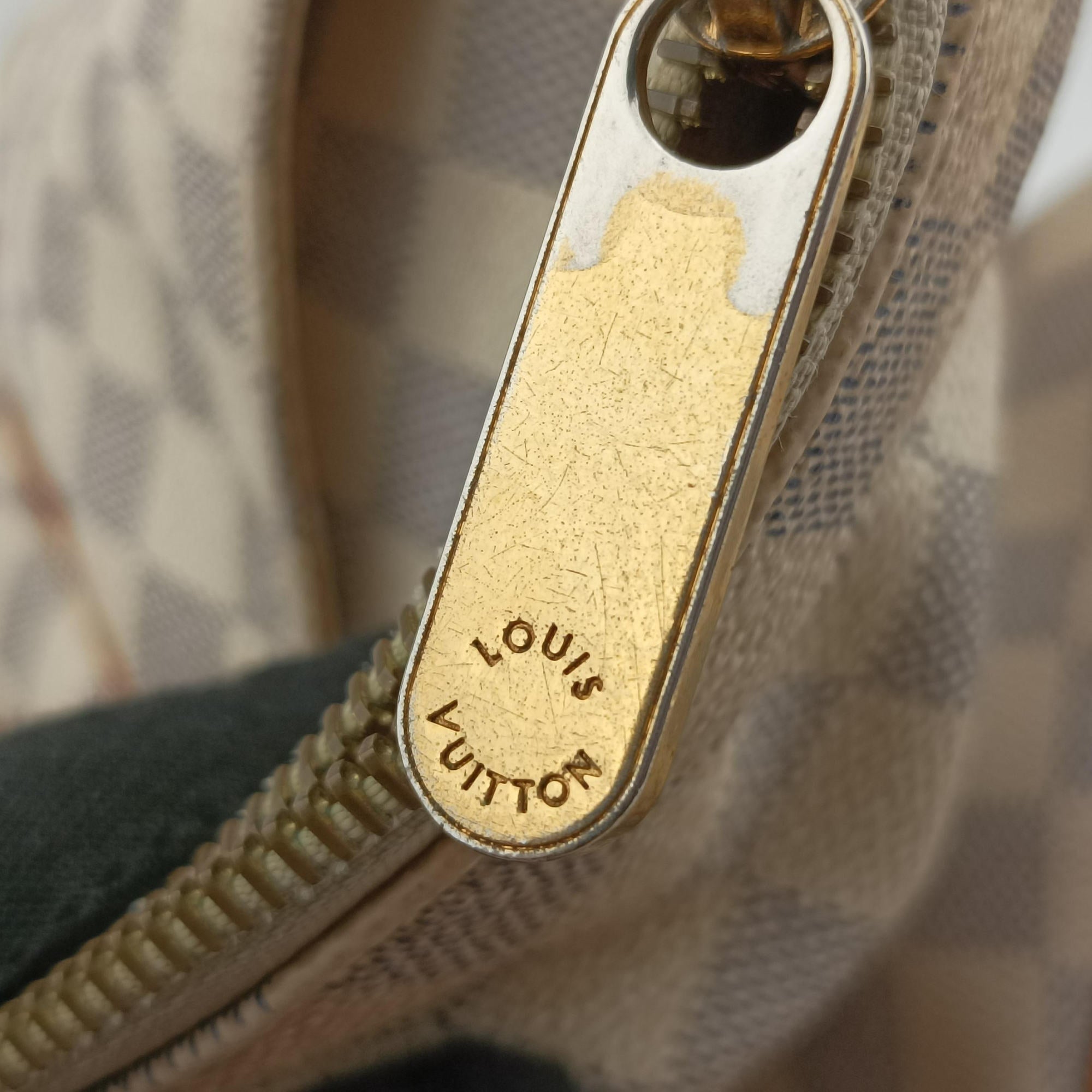 Pre-owned Louis Vuitton TOTALLY MM Azur Damier Canvas N51262 shoulderbag | stylenewstar