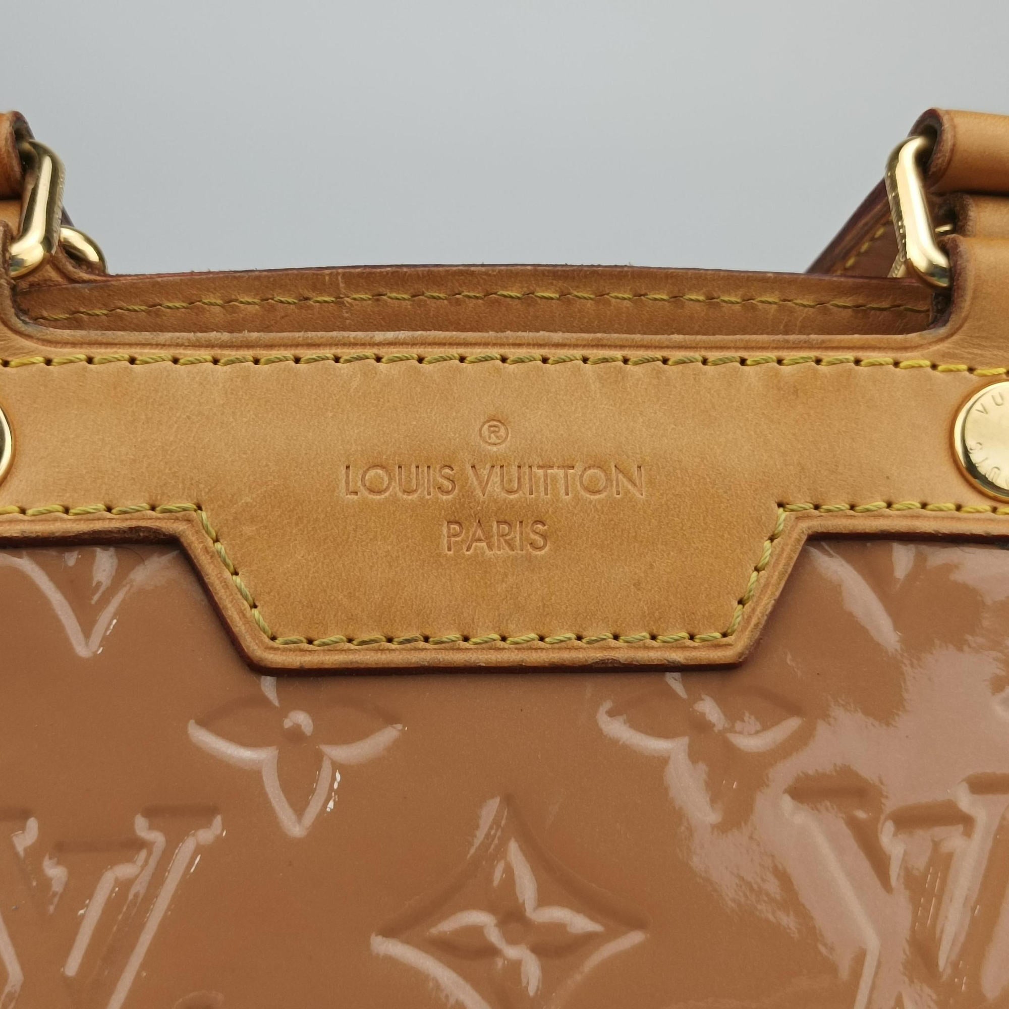 Pre-owned Louis Vuitton Bréa MM ROSE VELOURS Vernis M91588 handbag | stylenewstar
