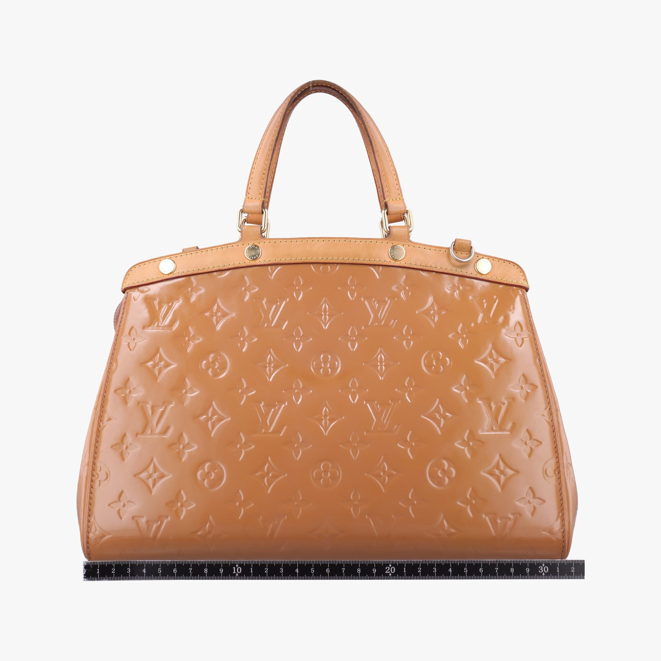 Pre-owned Louis Vuitton Bréa MM ROSE VELOURS Vernis M91588 handbag | stylenewstar