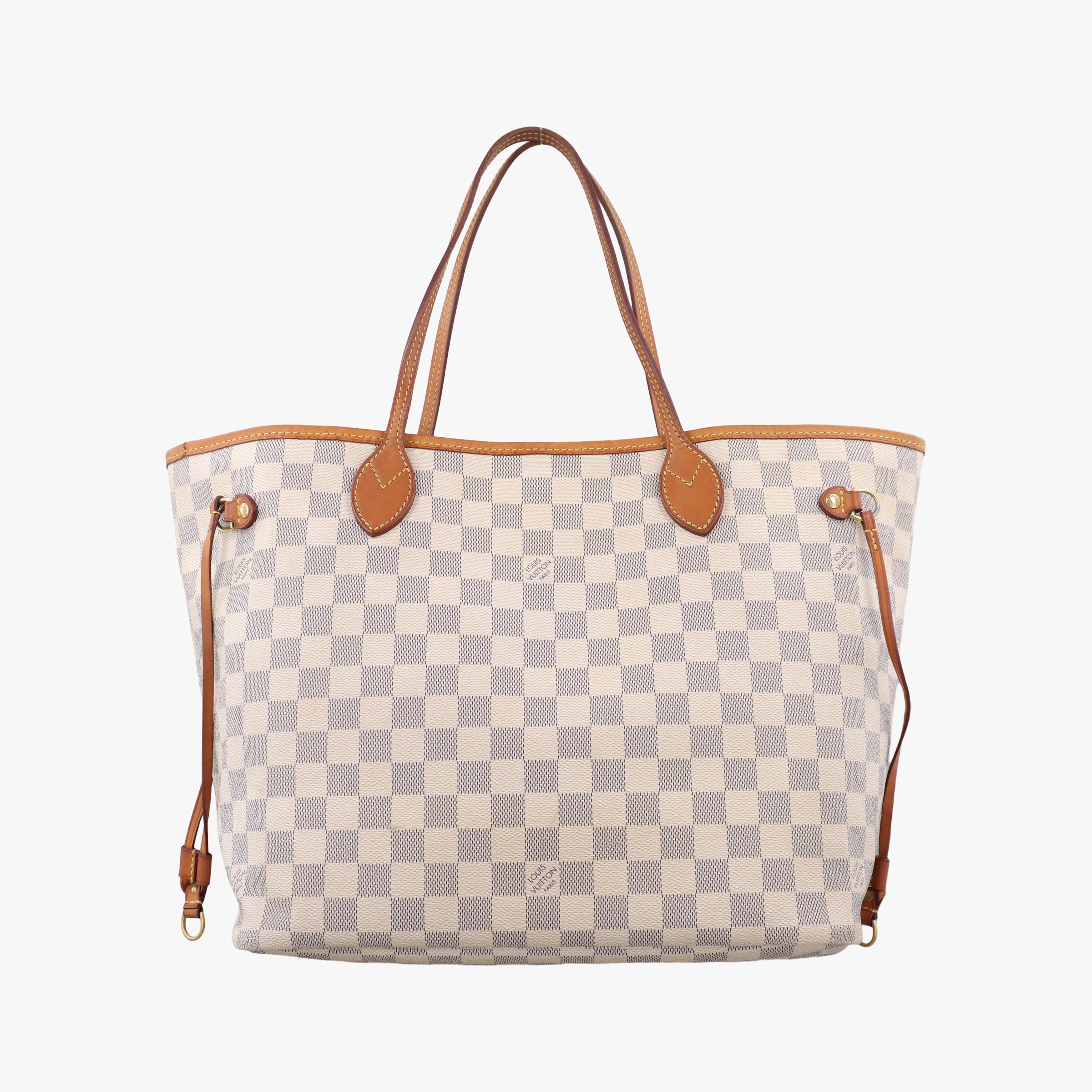 Pre-owned Louis Vuitton Neverfull MM Azur Damier Canvas N51107 shoulderbag | stylenewstar