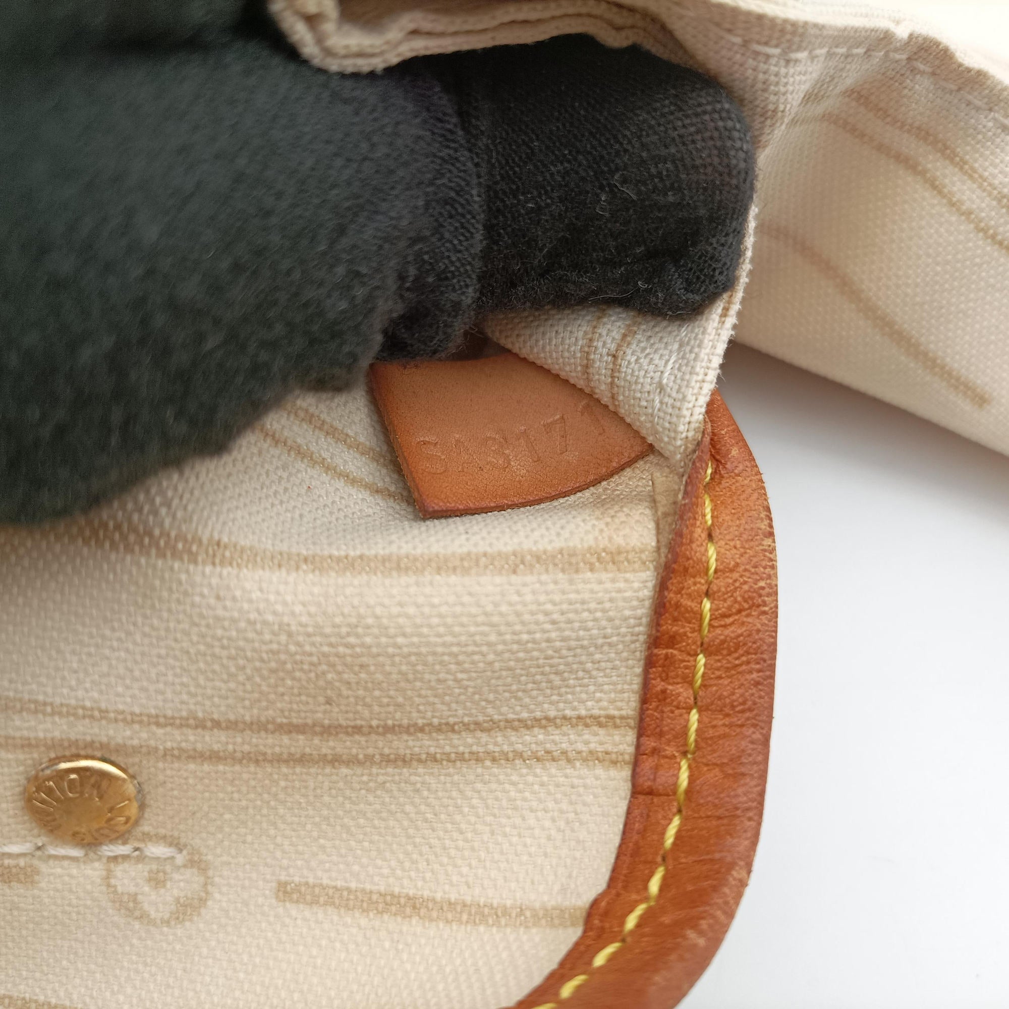 Pre-owned Louis Vuitton Neverfull MM Azur Damier Canvas N51107 shoulderbag | stylenewstar