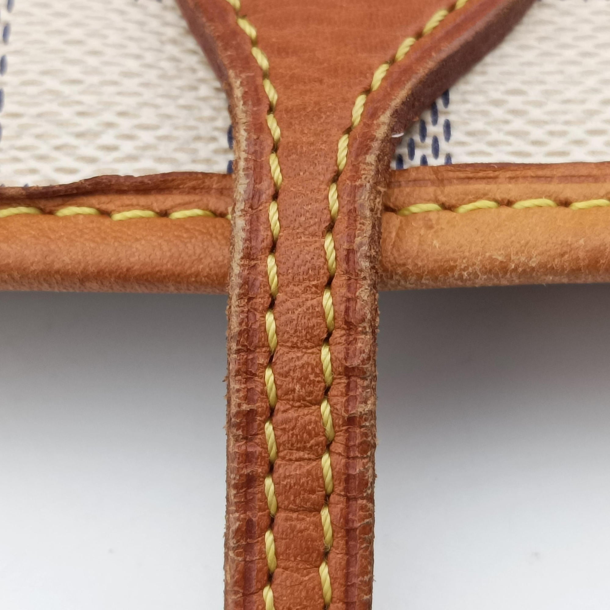 Pre-owned Louis Vuitton Neverfull MM Azur Damier Canvas N51107 shoulderbag | stylenewstar
