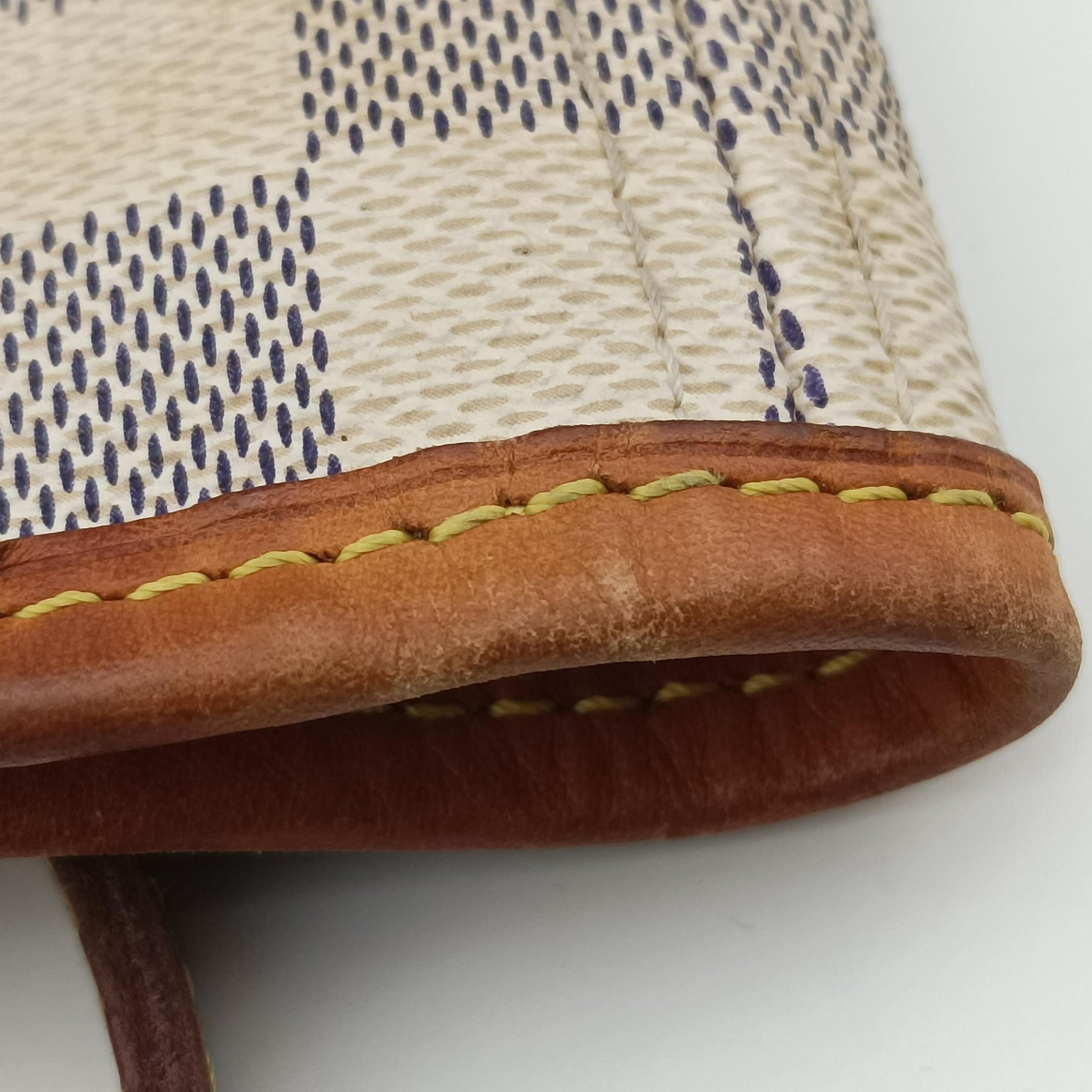 Pre-owned Louis Vuitton Neverfull MM Azur Damier Canvas N51107 shoulderbag | stylenewstar