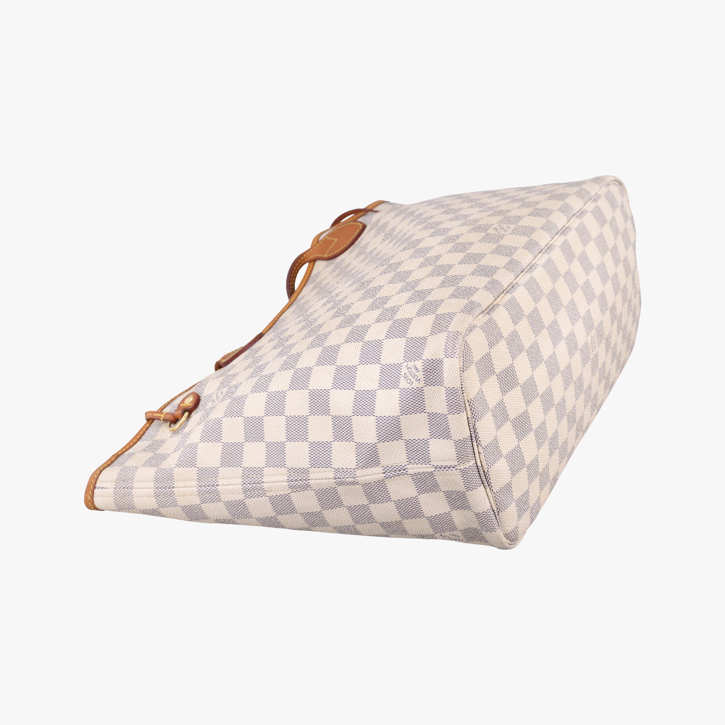 Pre-owned Louis Vuitton Neverfull MM Azur Damier Canvas N51107 shoulderbag | stylenewstar