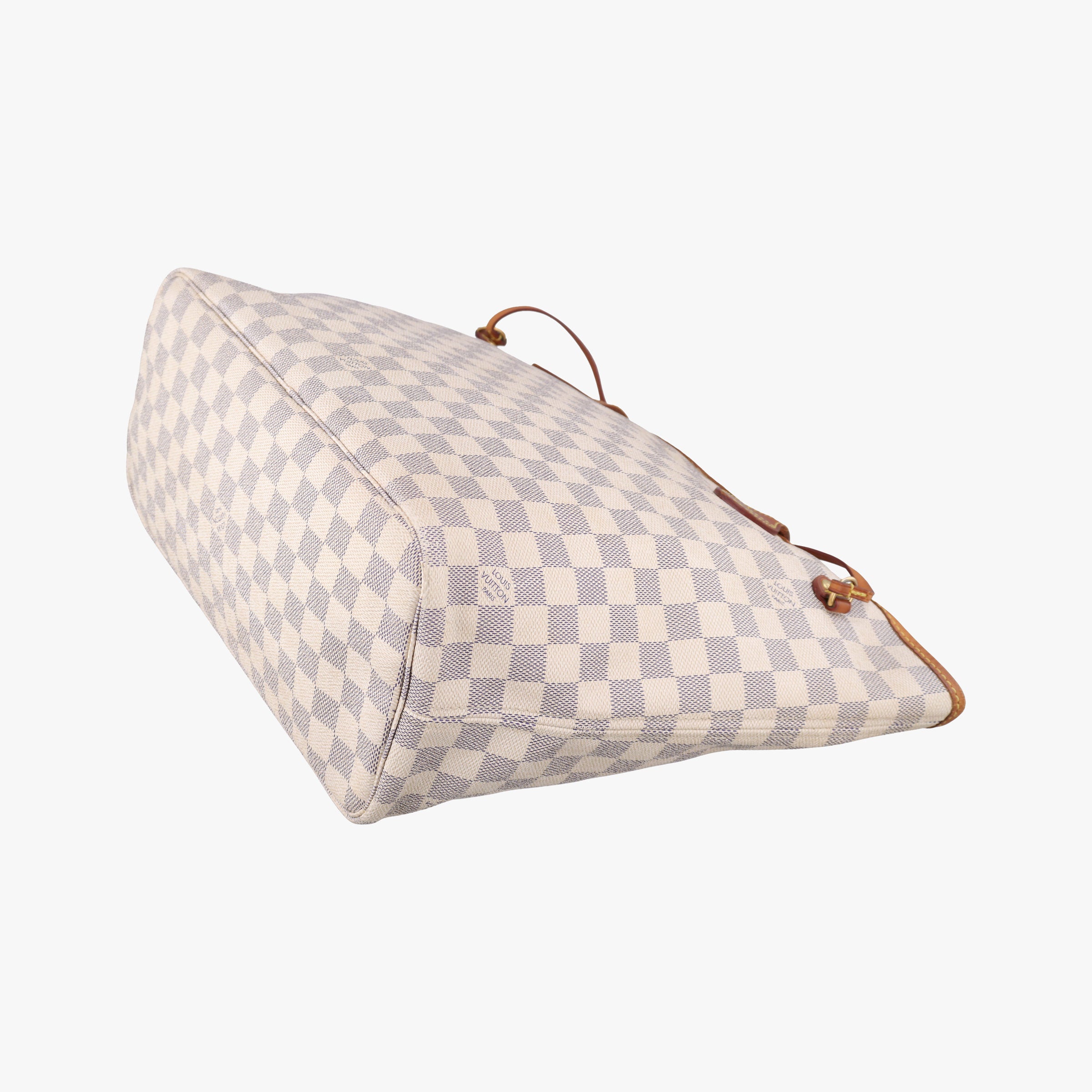 Pre-owned Louis Vuitton Neverfull MM Azur Damier Canvas N51107 shoulderbag | stylenewstar