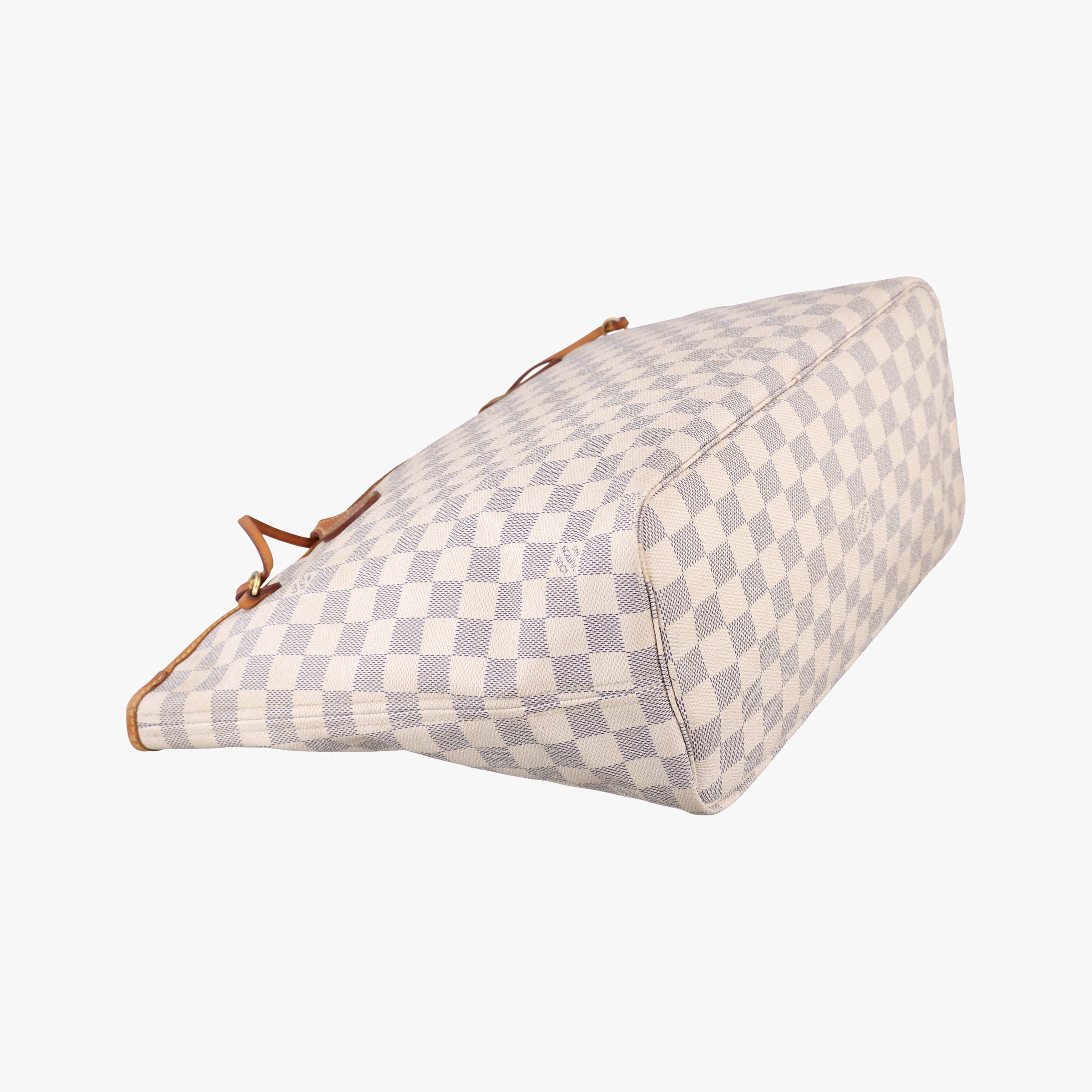 Pre-owned Louis Vuitton Neverfull MM Azur Damier Canvas N51107 shoulderbag | stylenewstar