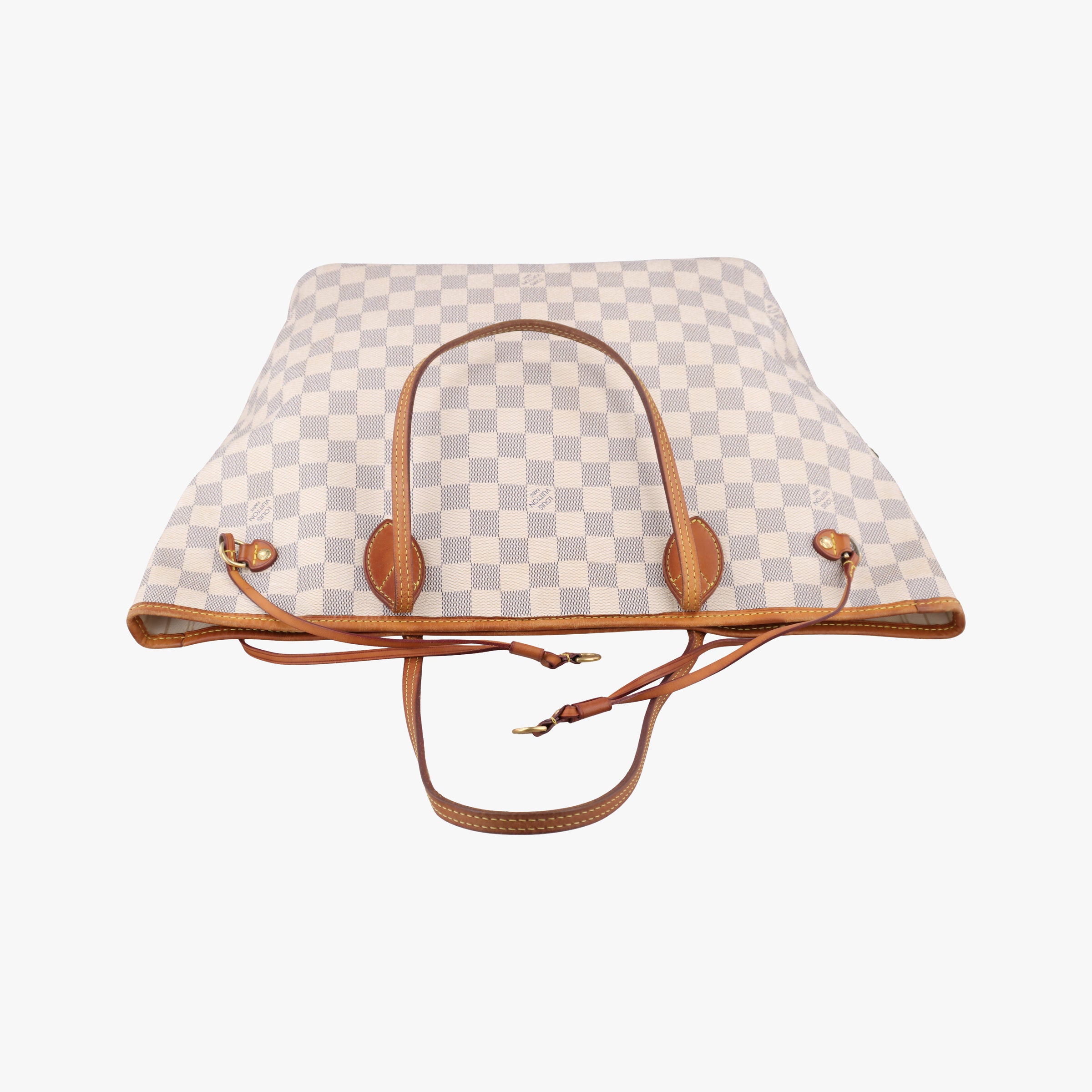 Pre-owned Louis Vuitton Neverfull MM Azur Damier Canvas N51107 shoulderbag | stylenewstar