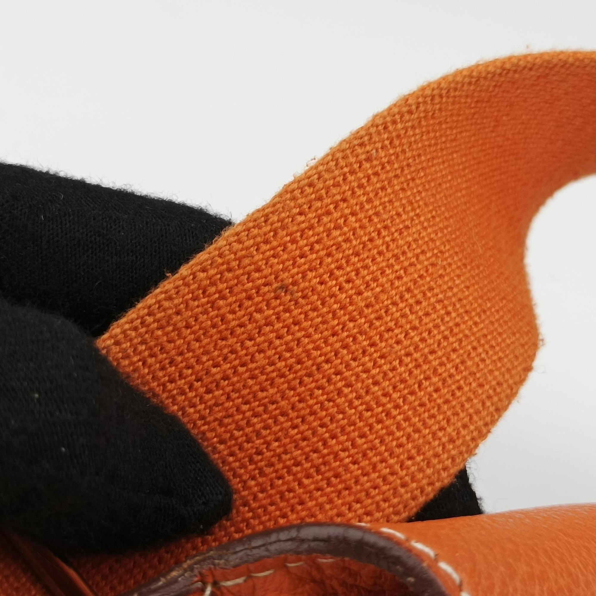 Vintage Hermes Good news Orange Taurillon Clemence  shoulderbag | stylenewstar