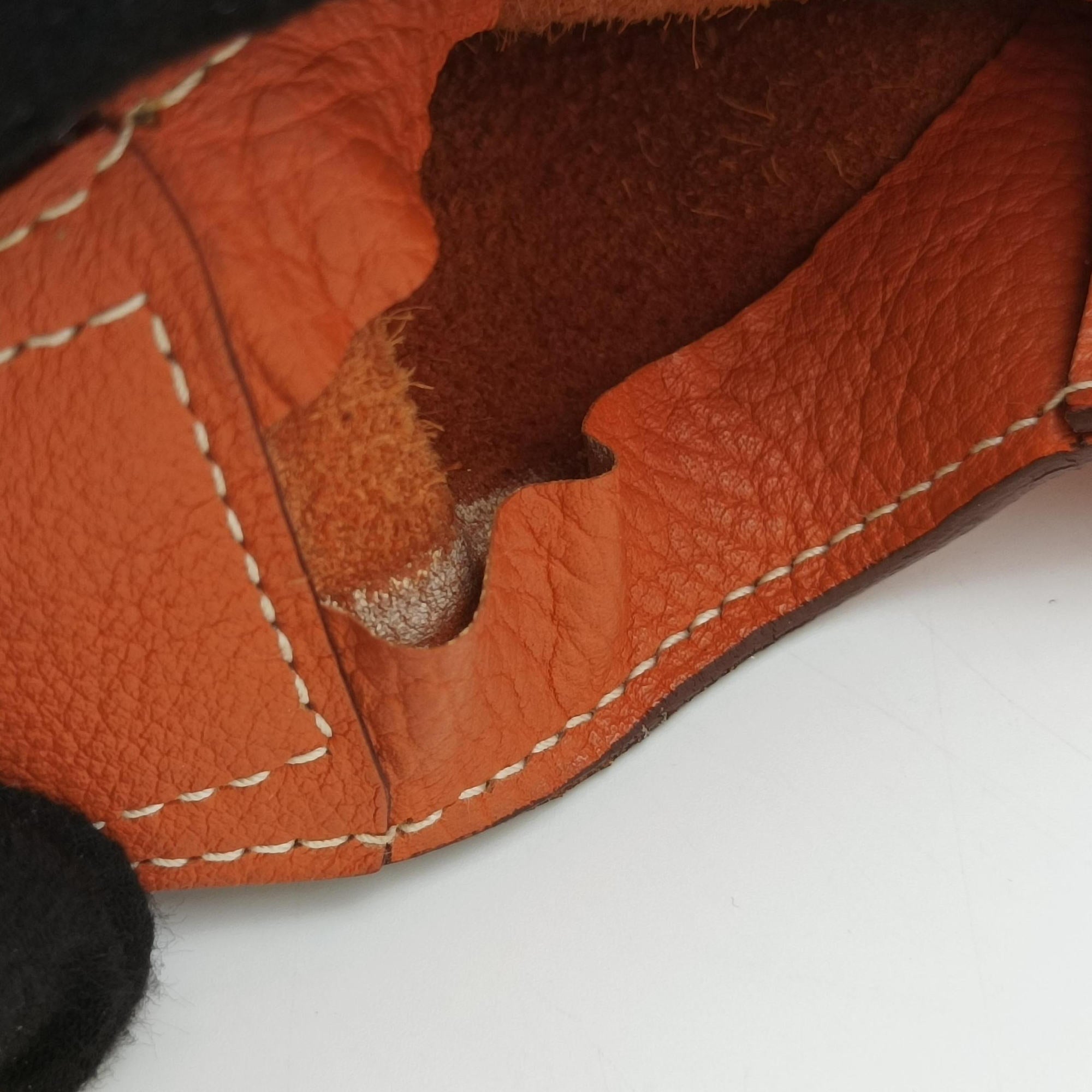 Vintage Hermes Good news Orange Taurillon Clemence  shoulderbag | stylenewstar