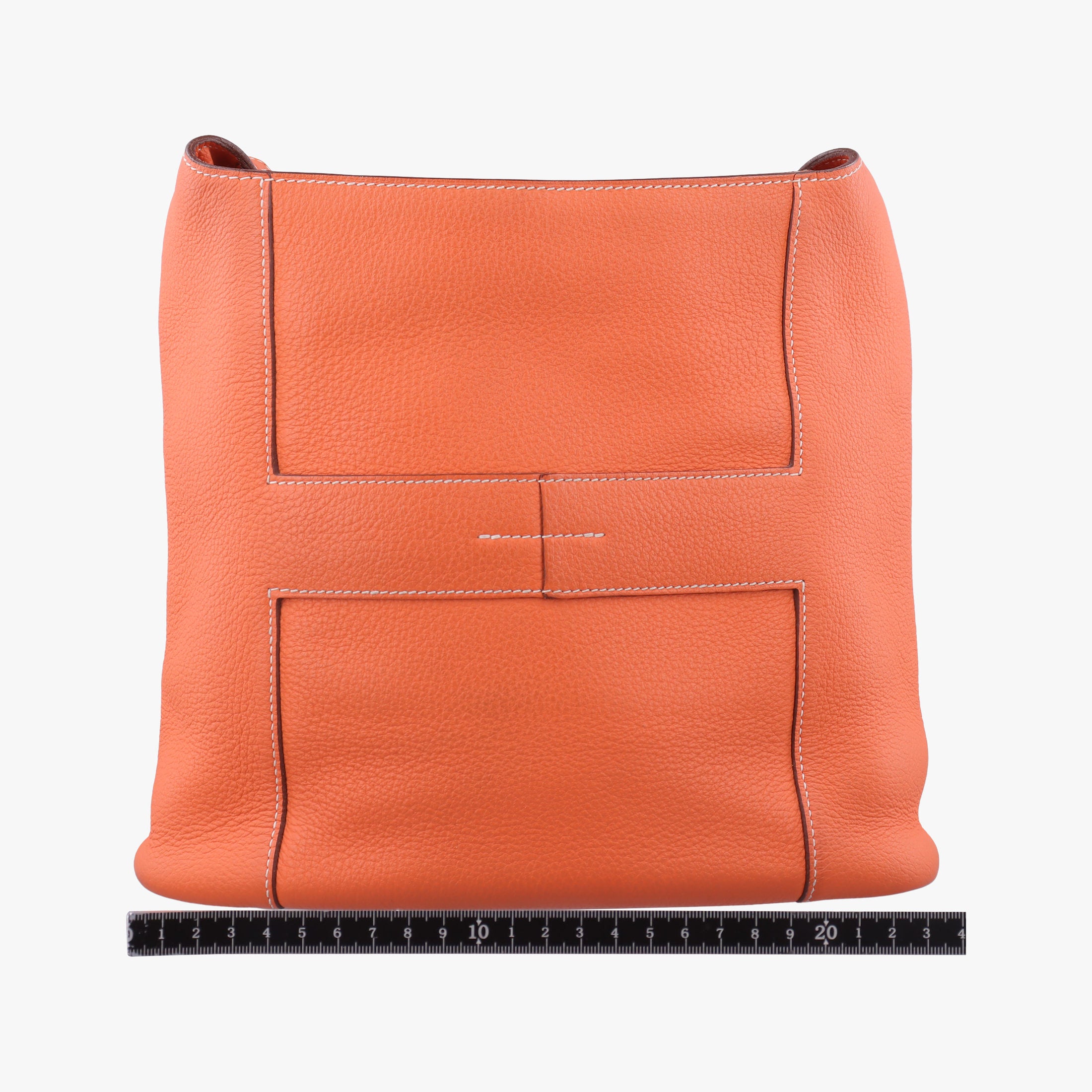 Vintage Hermes Good news Orange Taurillon Clemence  shoulderbag | stylenewstar