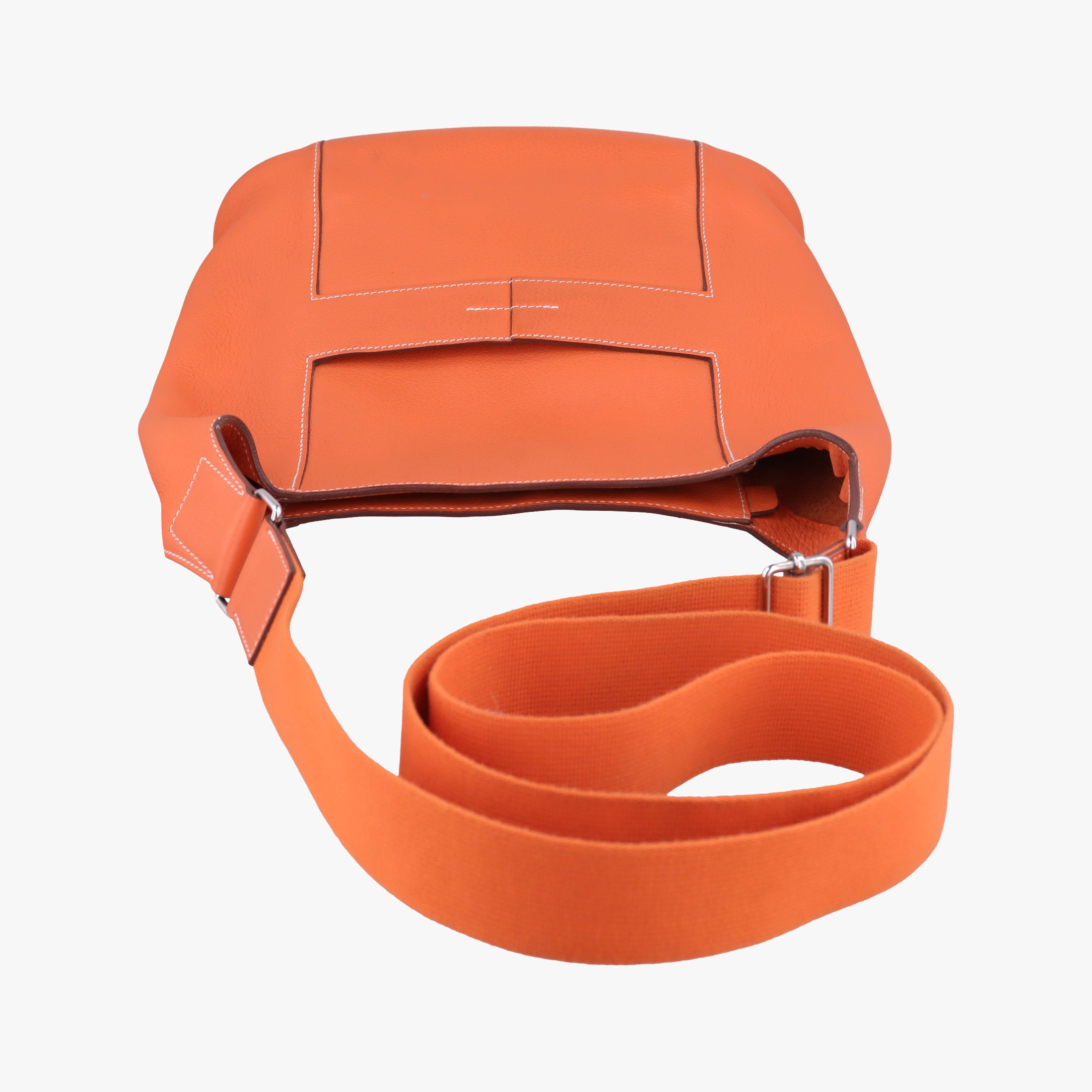 Vintage Hermes Good news Orange Taurillon Clemence  shoulderbag | stylenewstar
