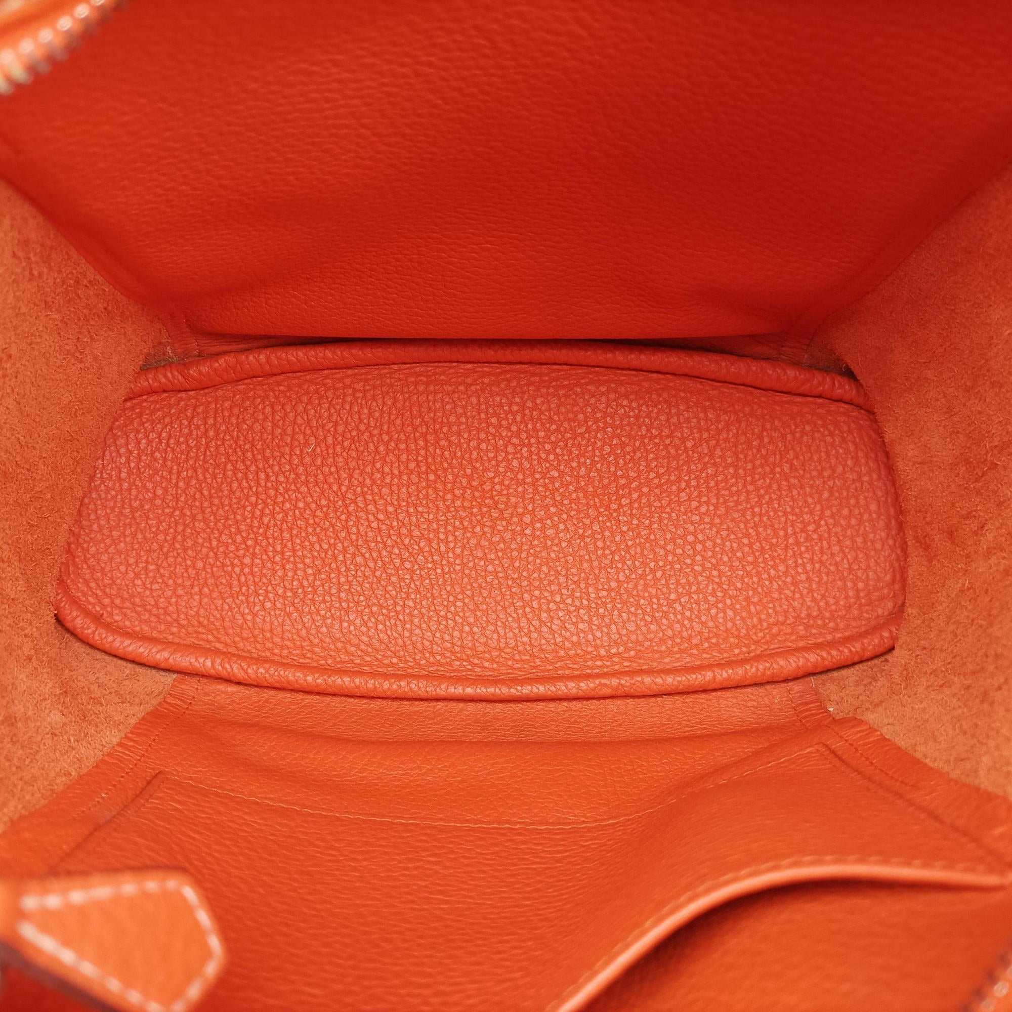 Vintage Hermes Good news Orange Taurillon Clemence  shoulderbag | stylenewstar